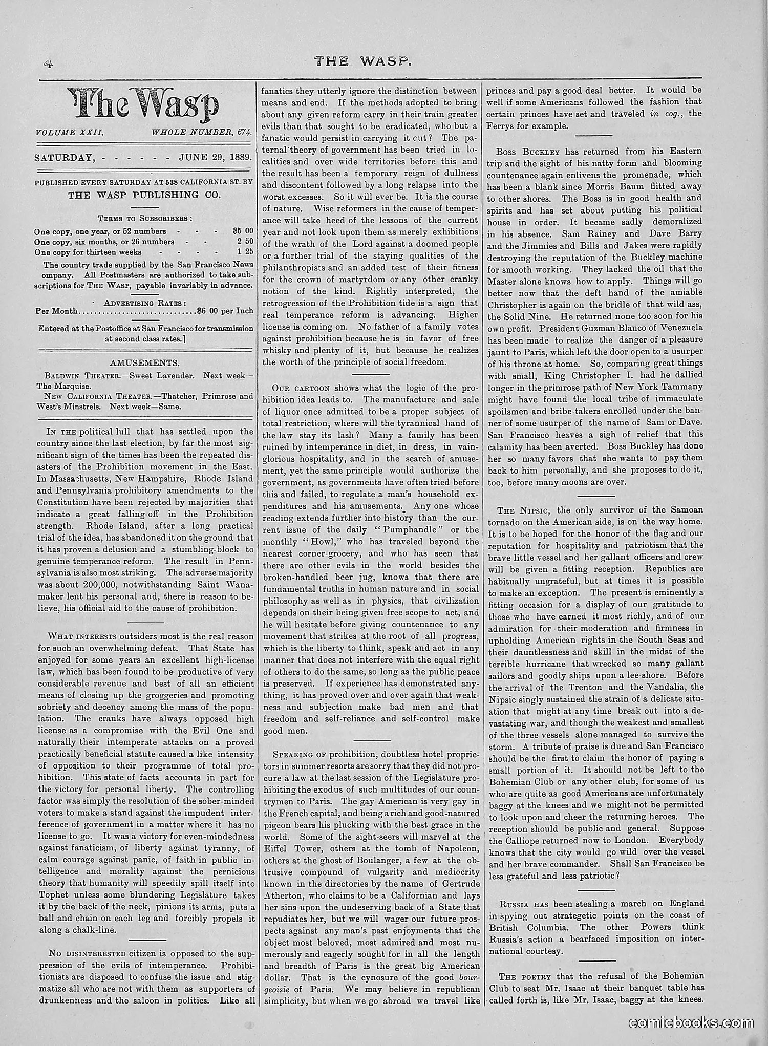 The Wasp — 1889 — page 429 of 440