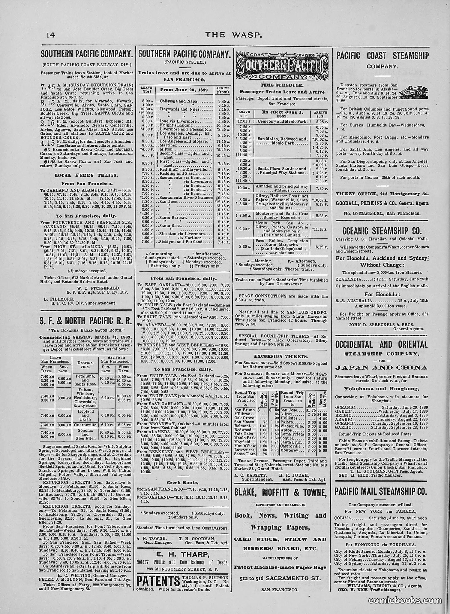 The Wasp — 1889 — page 439 of 440