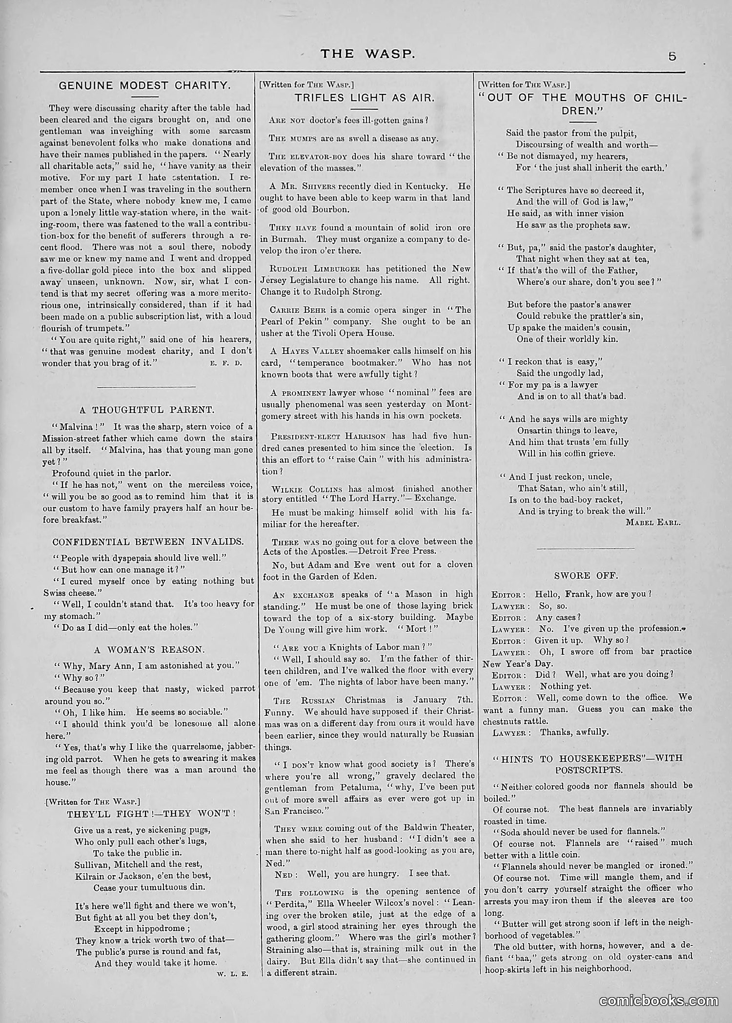 The Wasp — 1889 — page 46 of 440