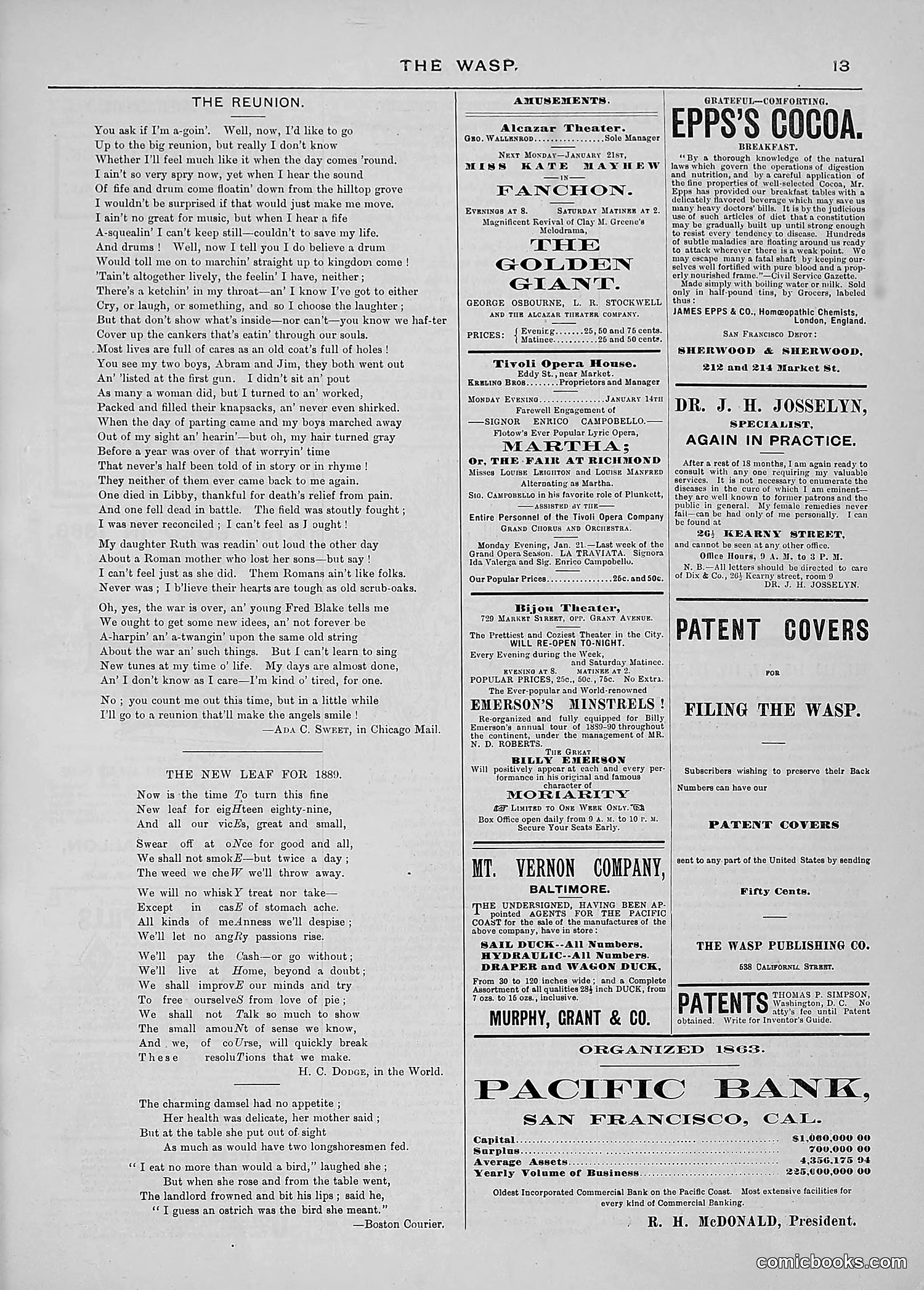 The Wasp — 1889 — page 54 of 440