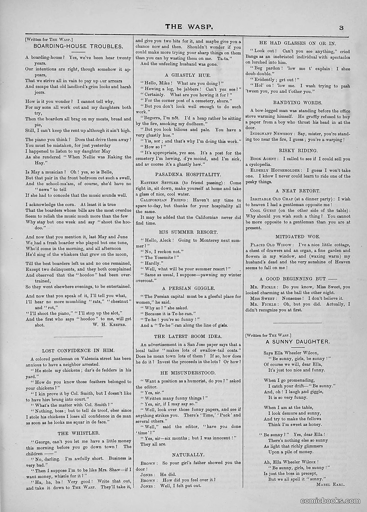 The Wasp — 1889 — page 60 of 440