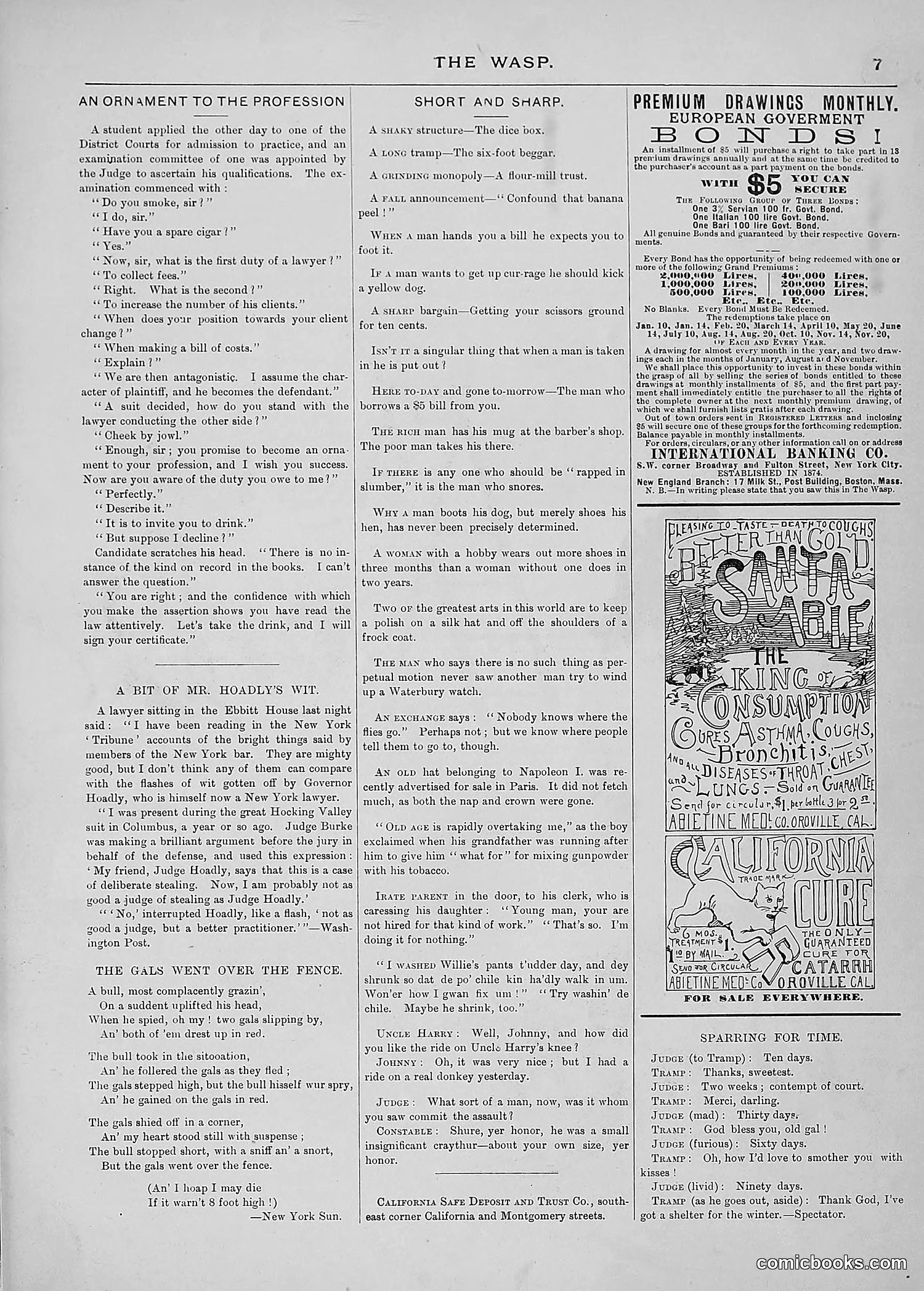 The Wasp — 1889 — page 64 of 440
