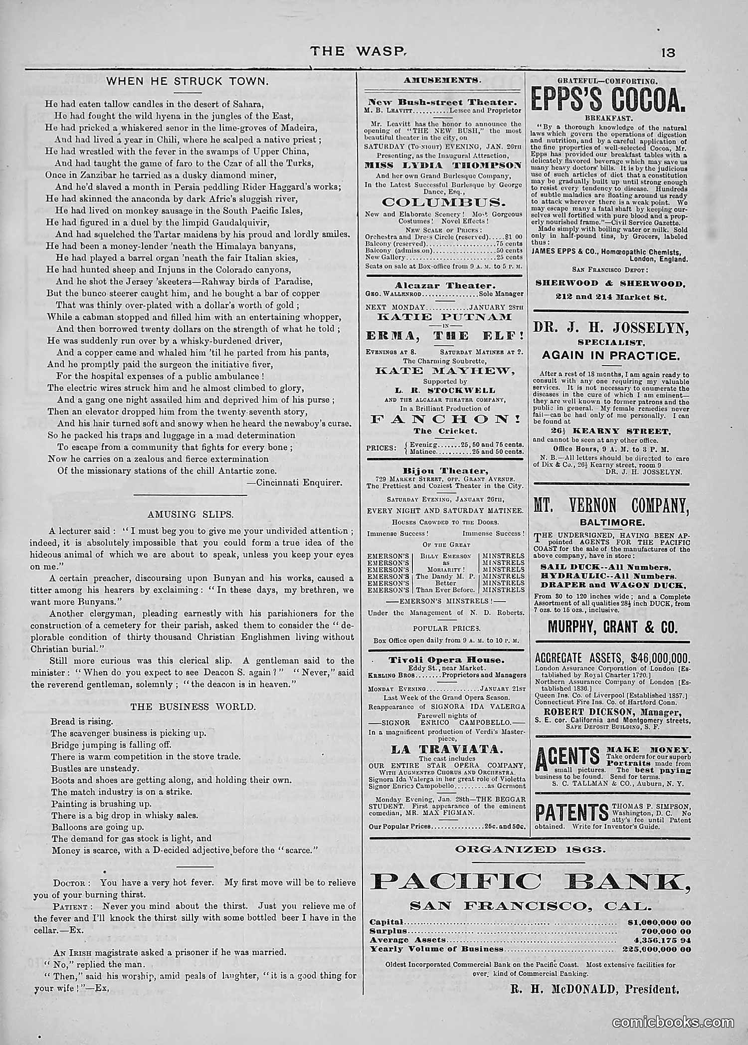 The Wasp — 1889 — page 72 of 440