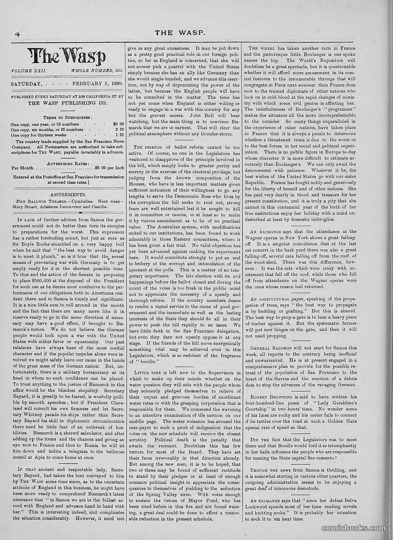 The Wasp — 1889 — page 79 of 440