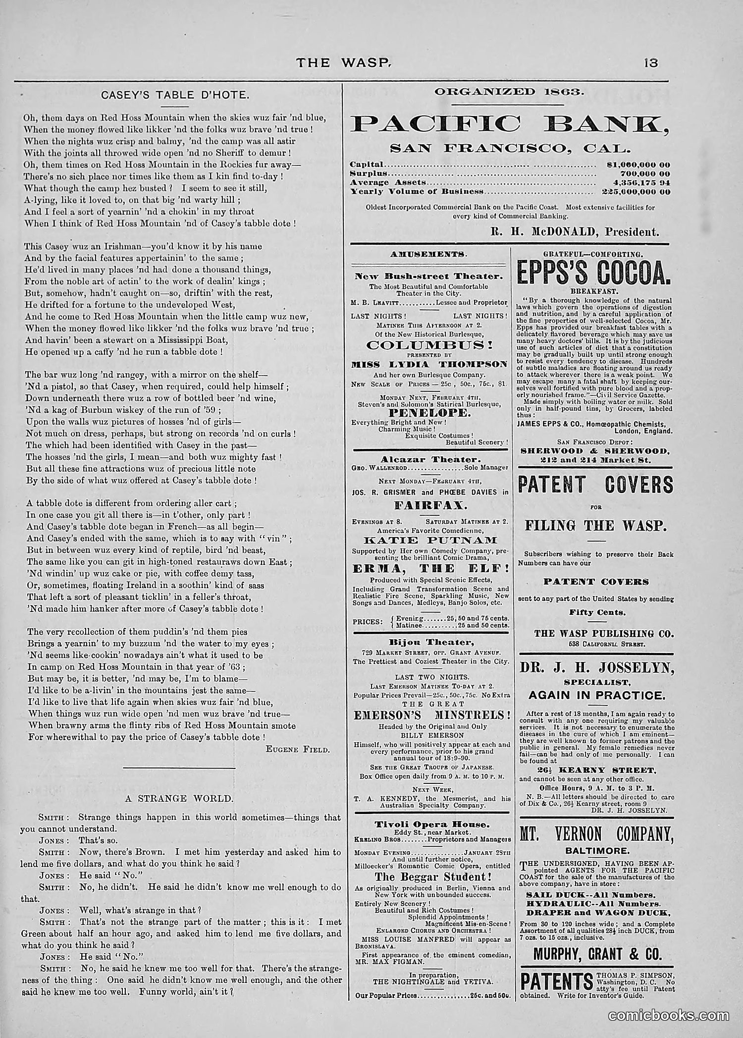 The Wasp — 1889 — page 88 of 440