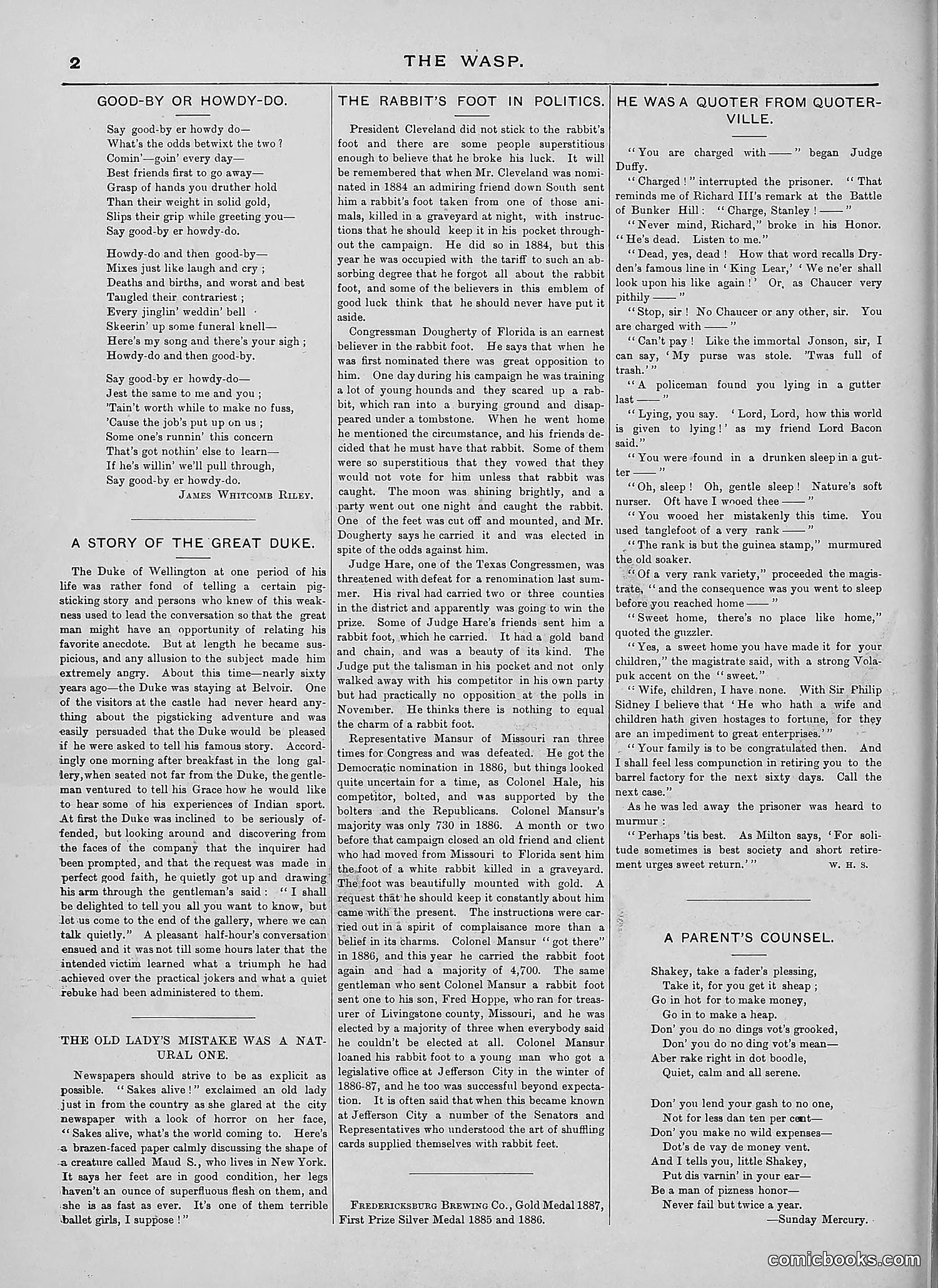 The Wasp — 1889 — page 93 of 440
