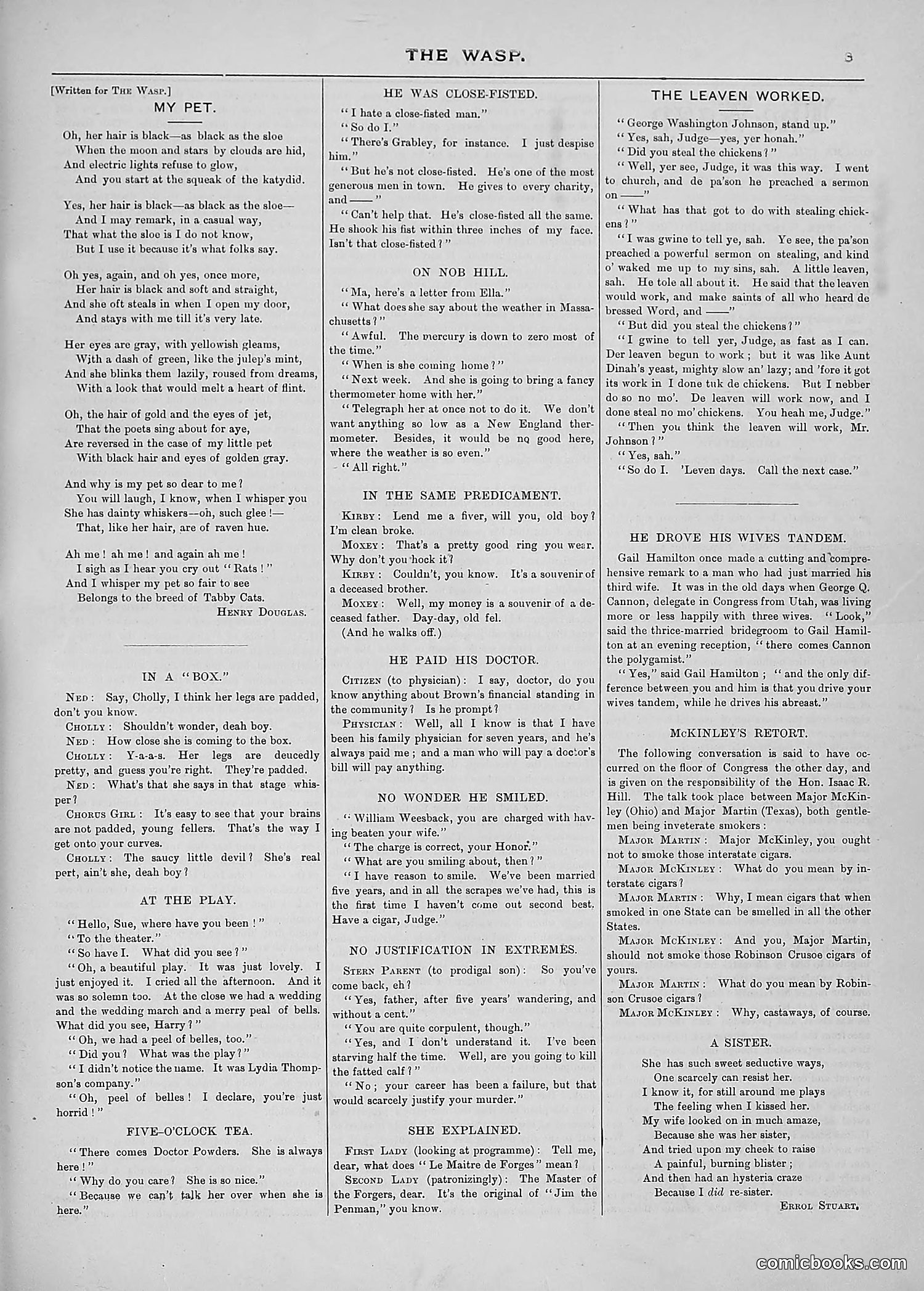 The Wasp — 1889 — page 94 of 440