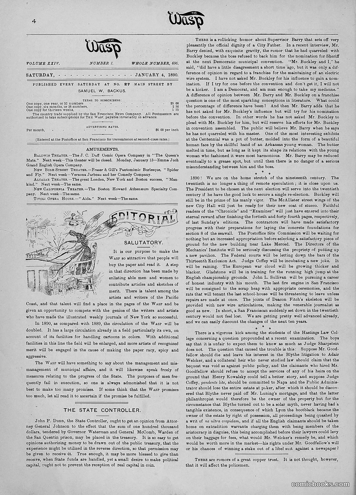 The Wasp — 1890 — page 13 of 516