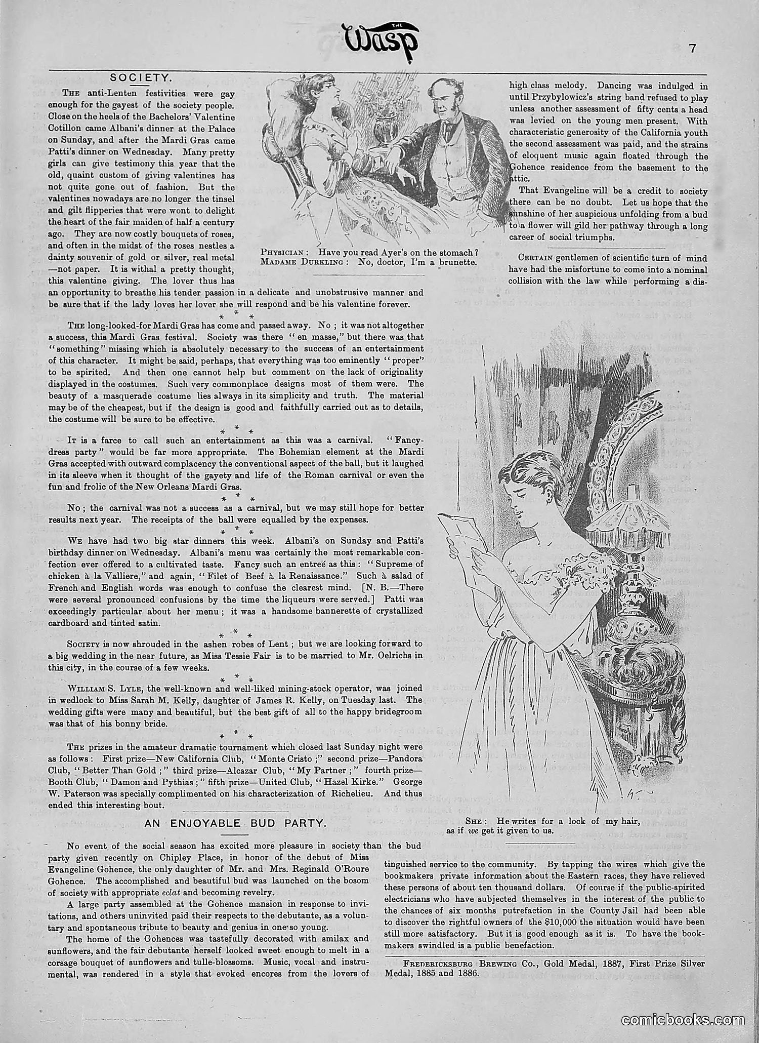 The Wasp — 1890 — page 132 of 516