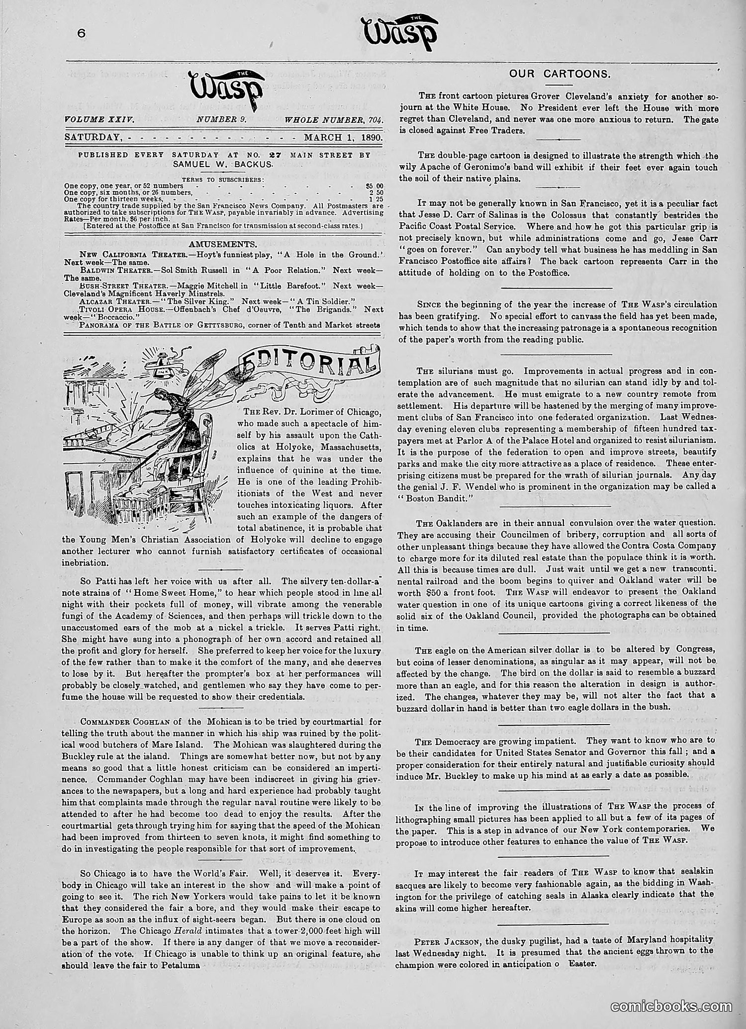 The Wasp — 1890 — page 151 of 516