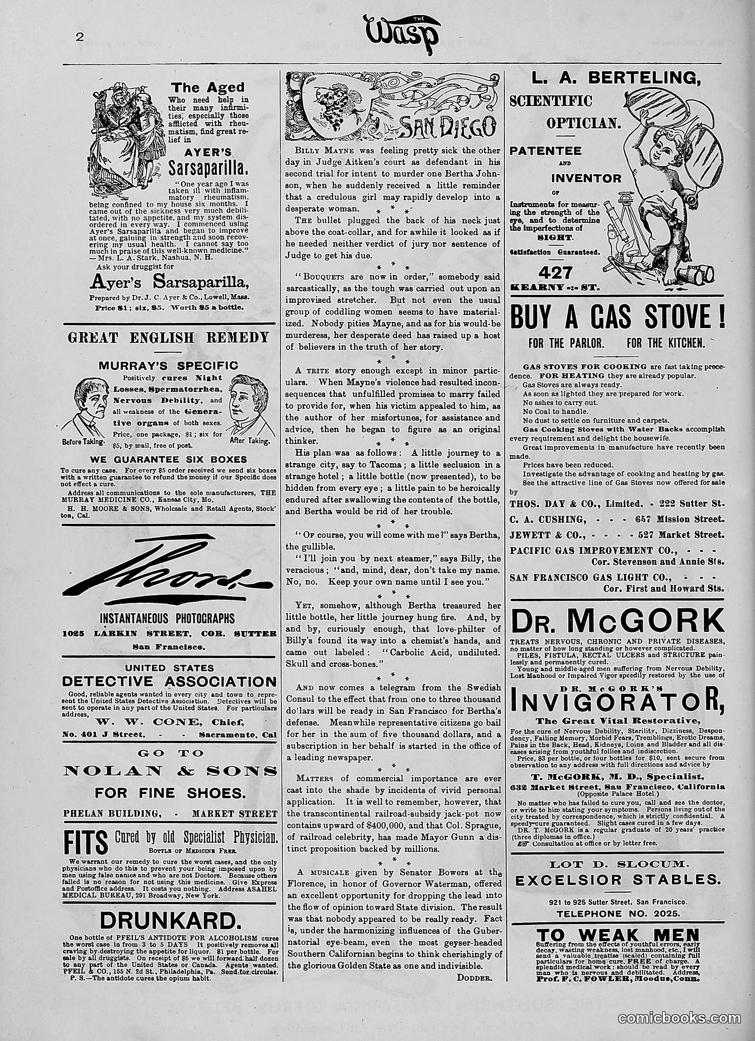 The Wasp — 1890 — page 167 of 516