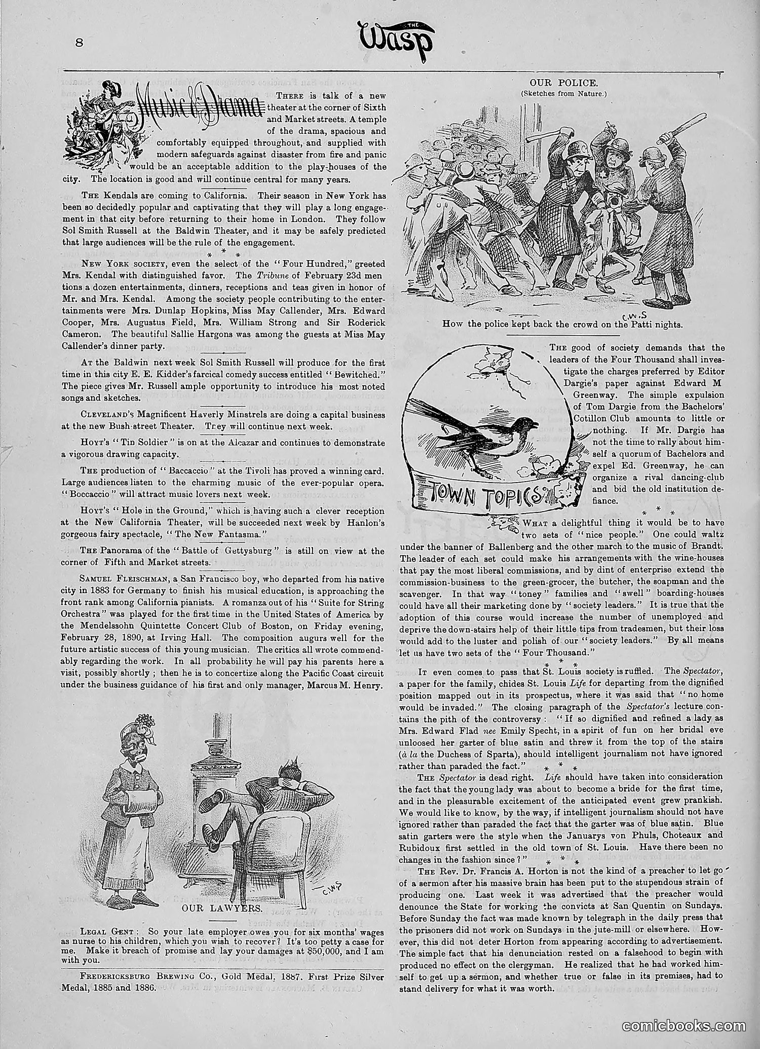 The Wasp — 1890 — page 173 of 516