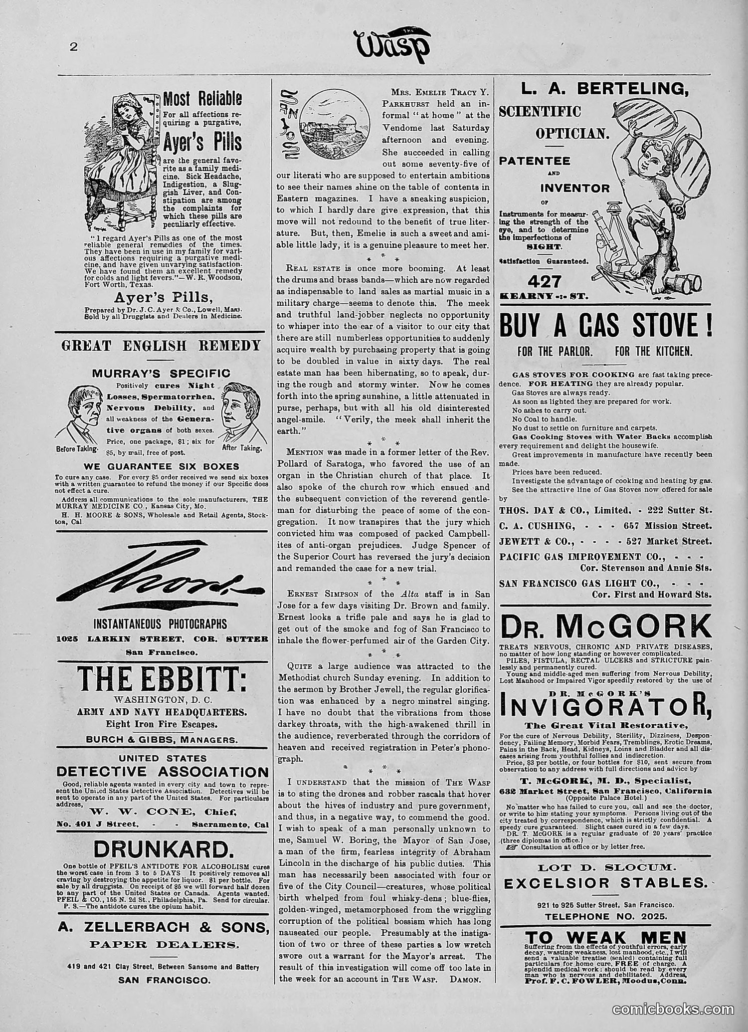 The Wasp — 1890 — page 185 of 516