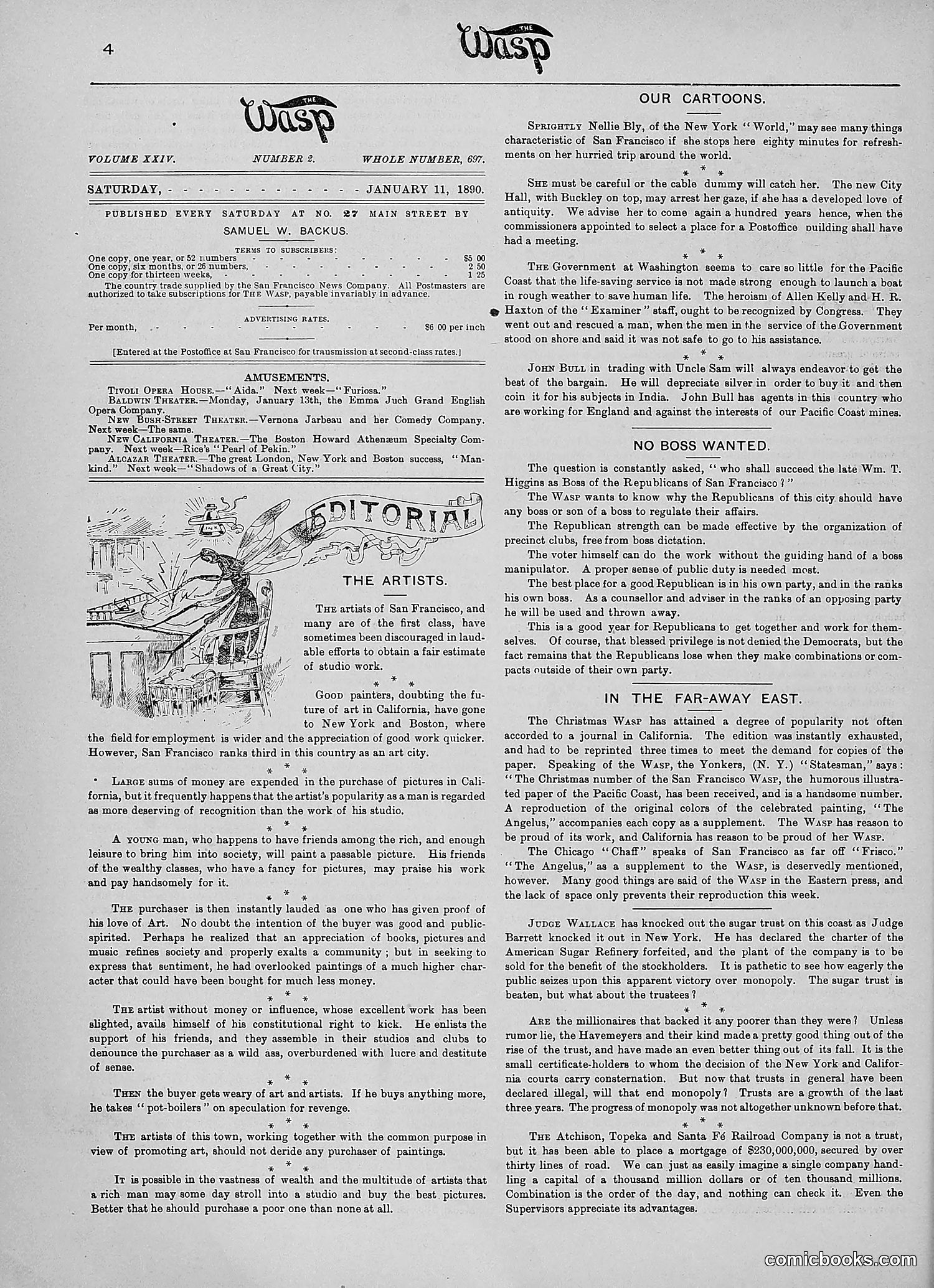 The Wasp — 1890 — page 29 of 516