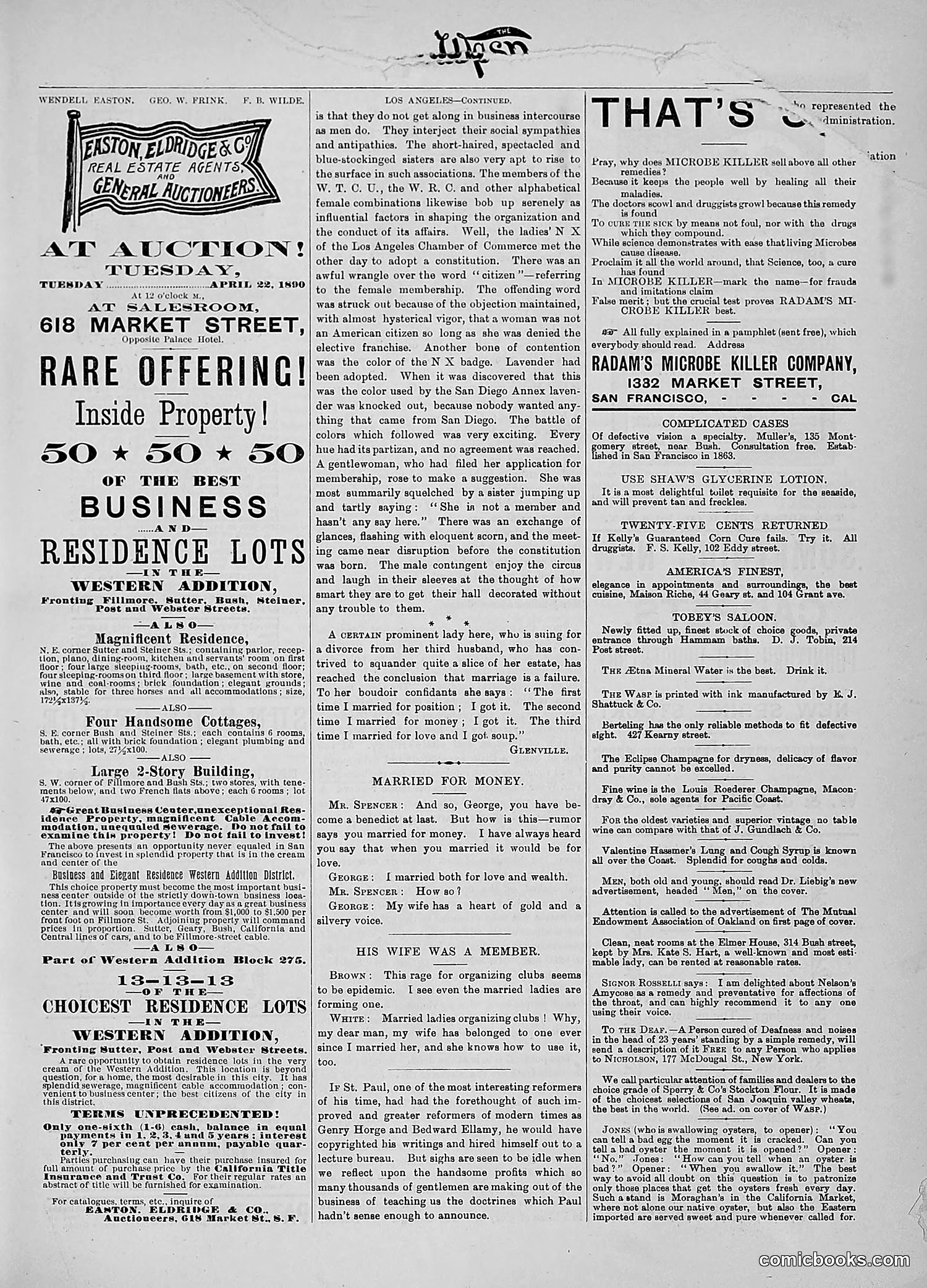 The Wasp — 1890 — page 288 of 516