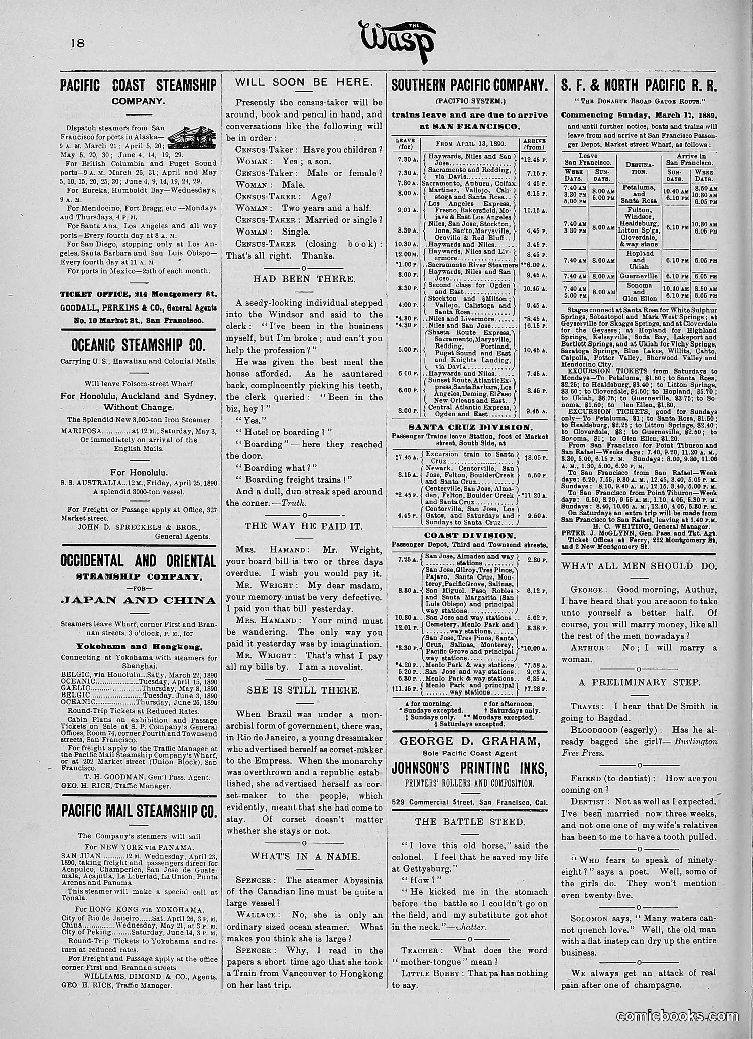 The Wasp — 1890 — page 305 of 516