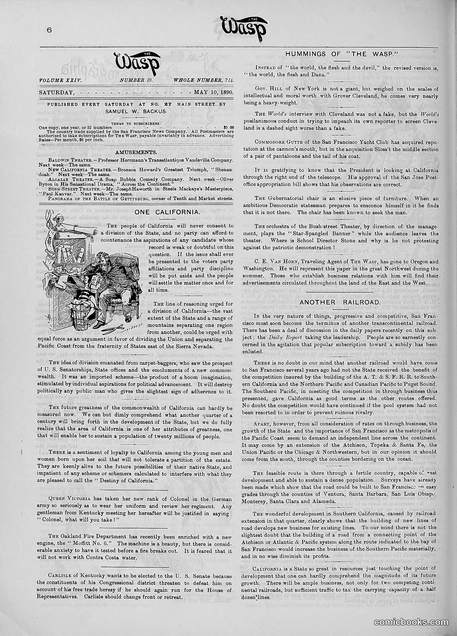 The Wasp — 1890 — page 357 of 516