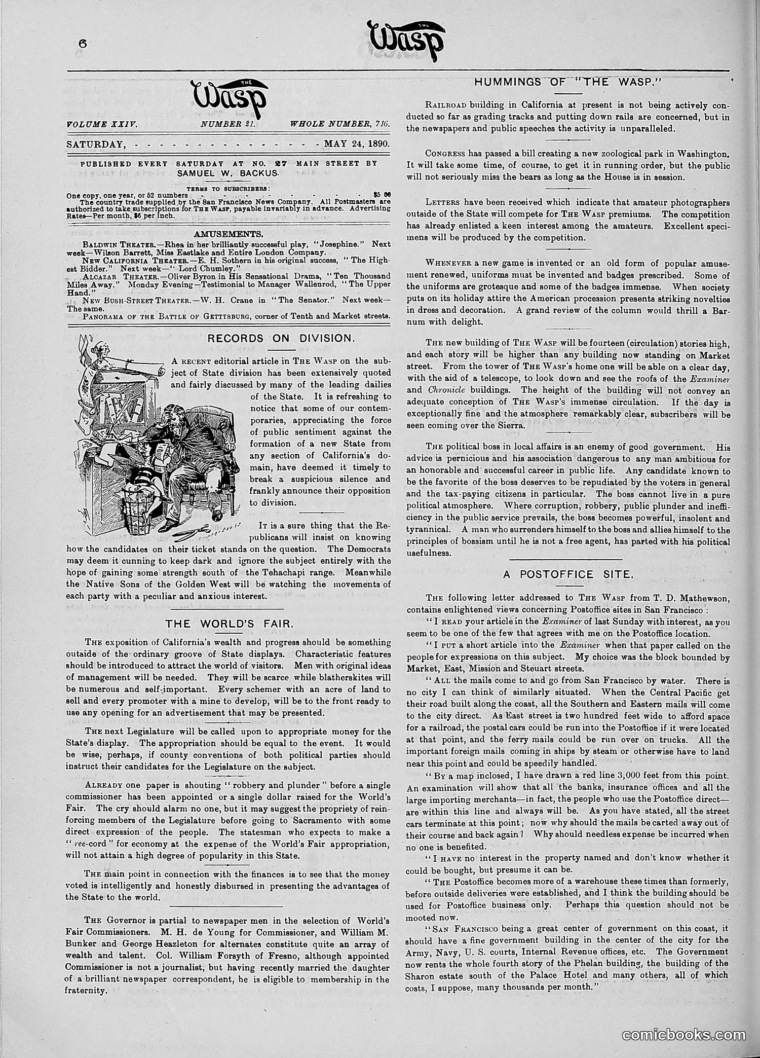The Wasp — 1890 — page 397 of 516