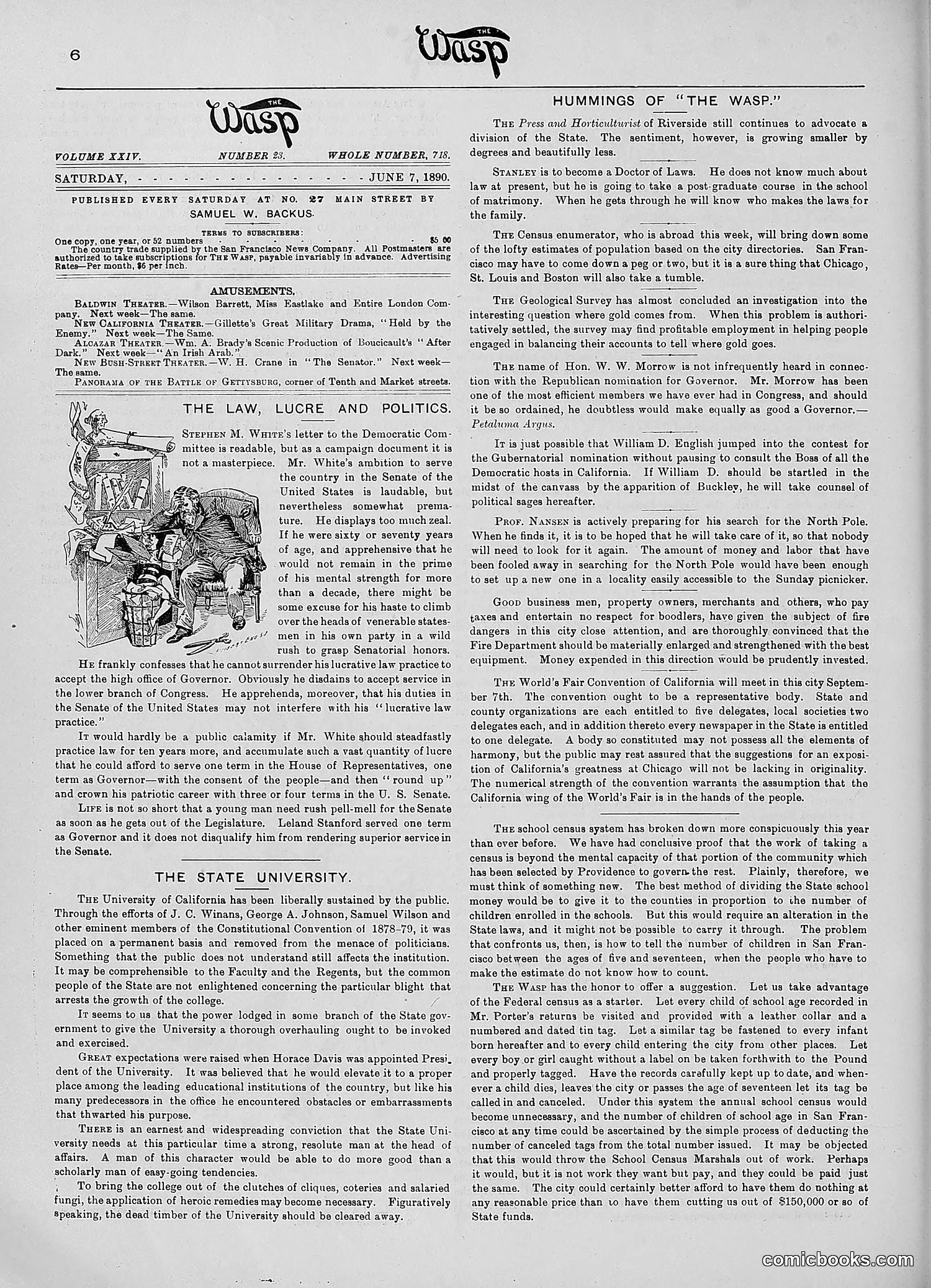 The Wasp — 1890 — page 437 of 516