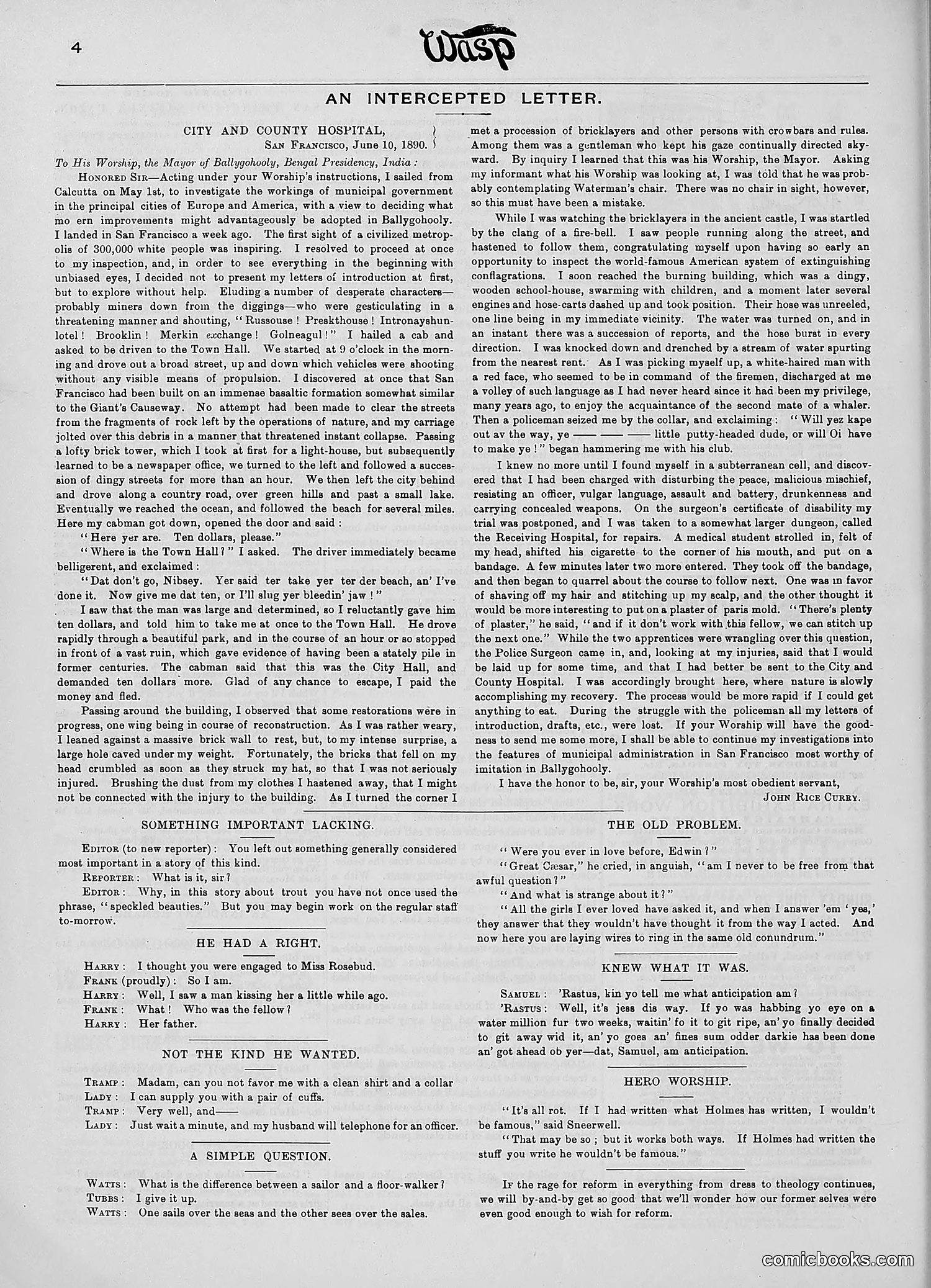 The Wasp — 1890 — page 495 of 516