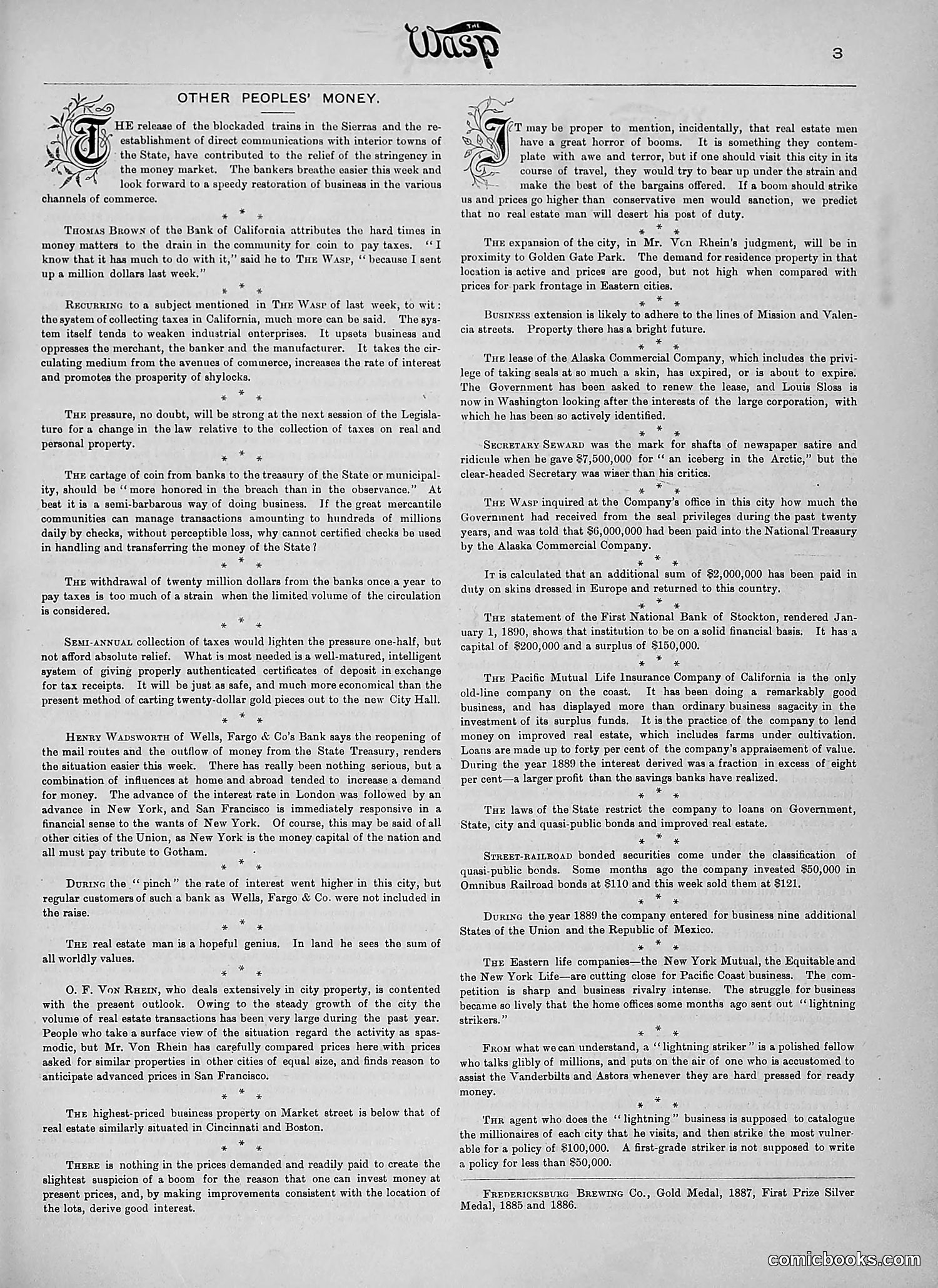The Wasp — 1890 — page 88 of 516