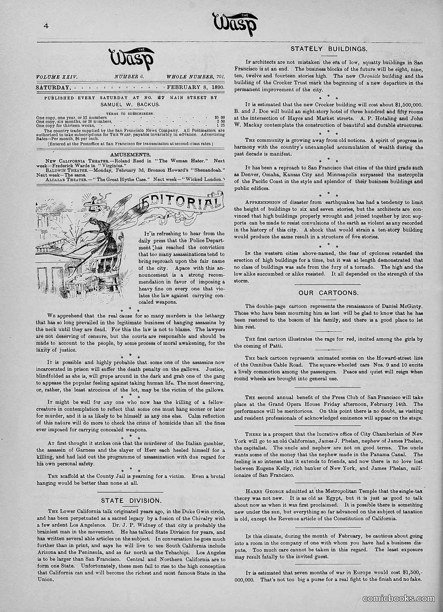 The Wasp — 1890 — page 89 of 516