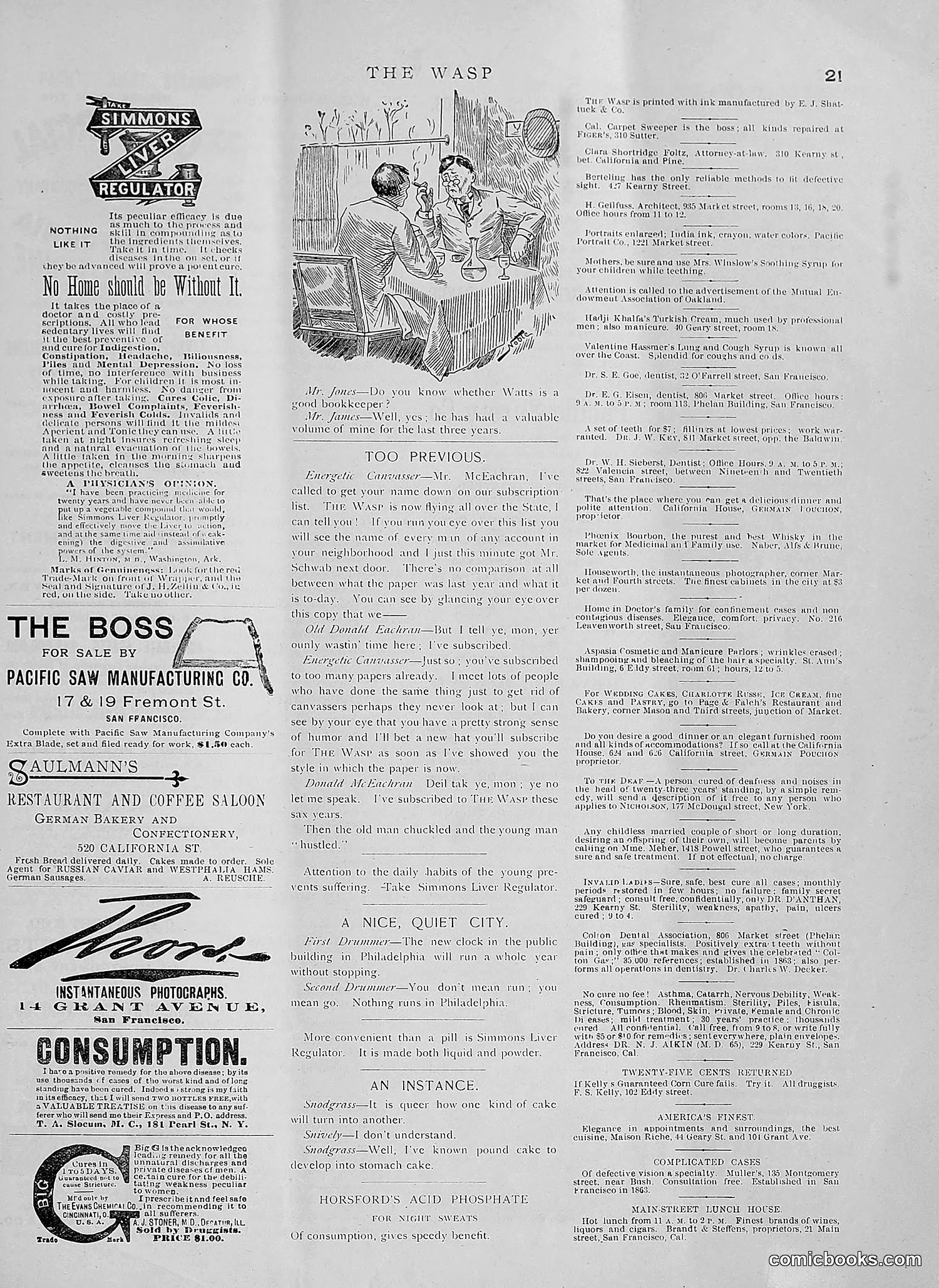 The Wasp — 1891 — page 110 of 612