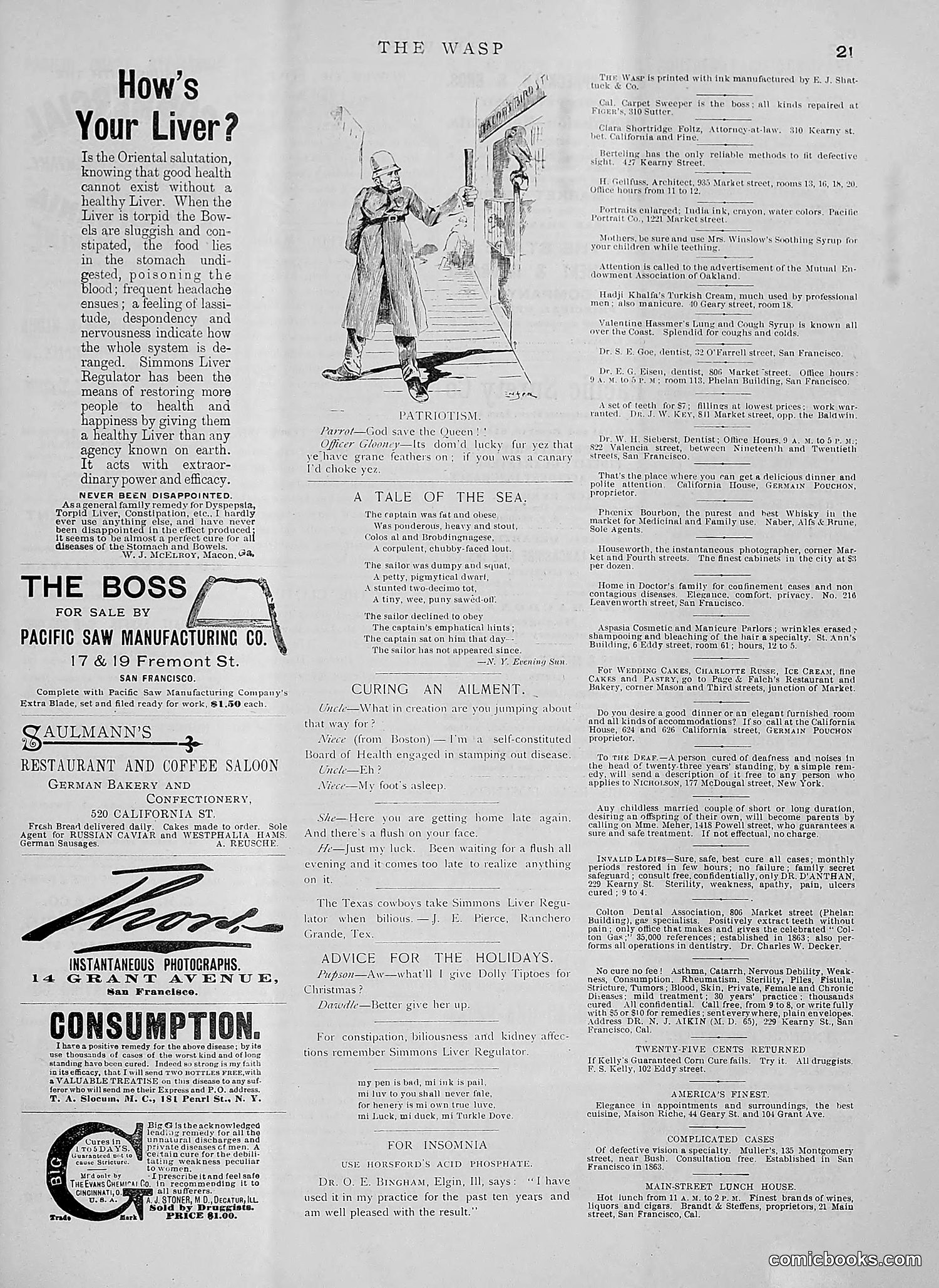 The Wasp — 1891 — page 134 of 612