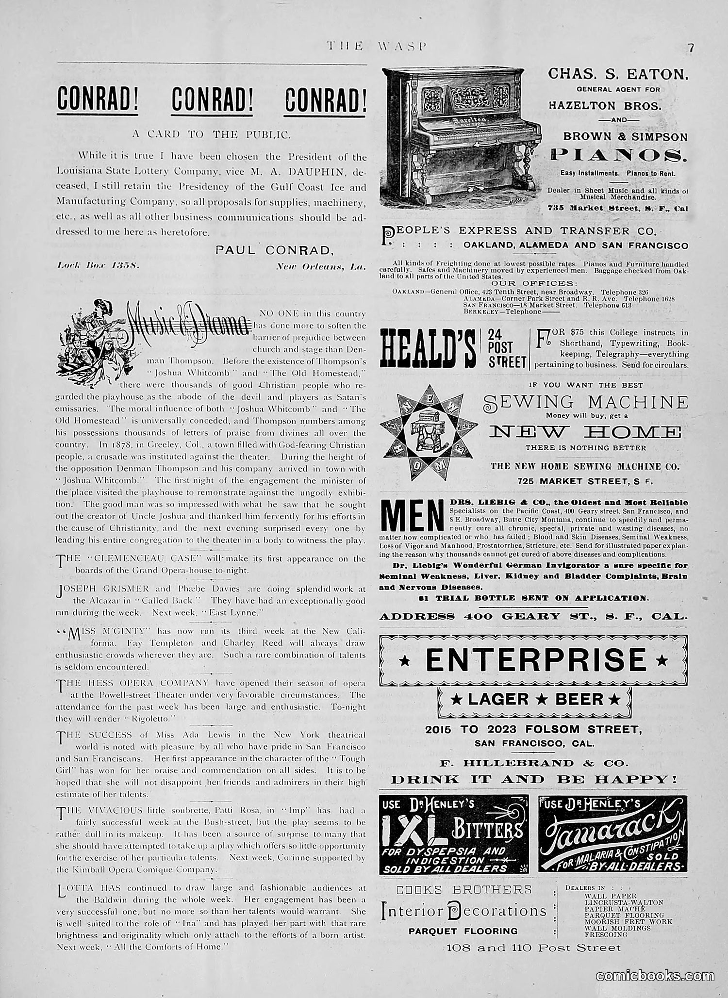 The Wasp — 1891 — page 144 of 612