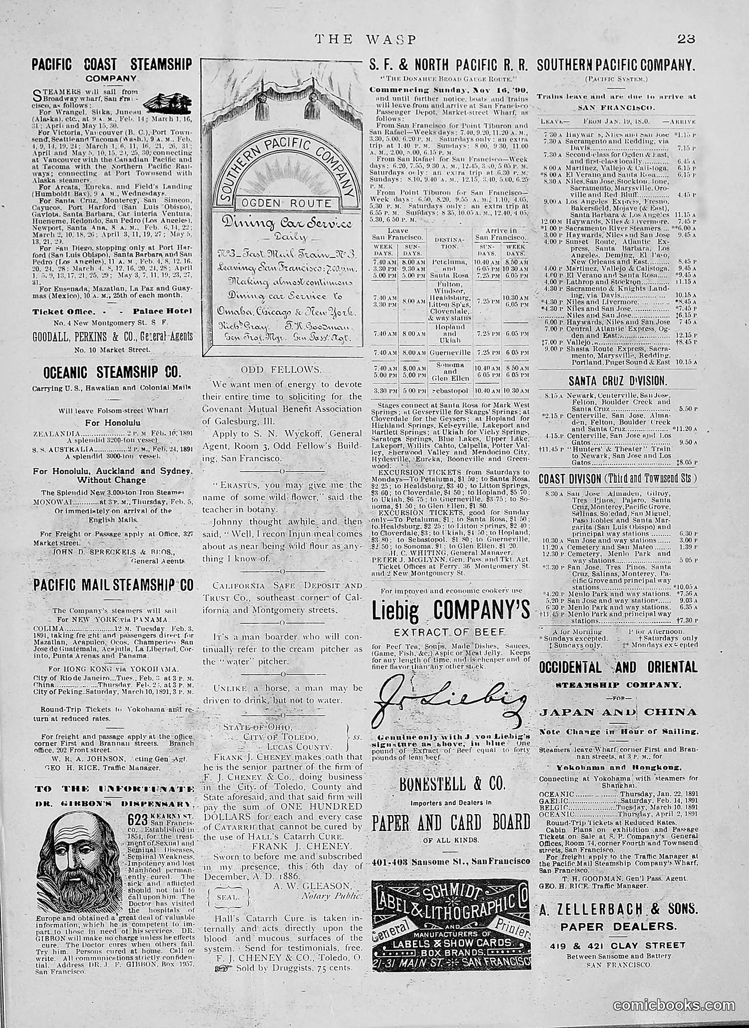 The Wasp — 1891 — page 160 of 612