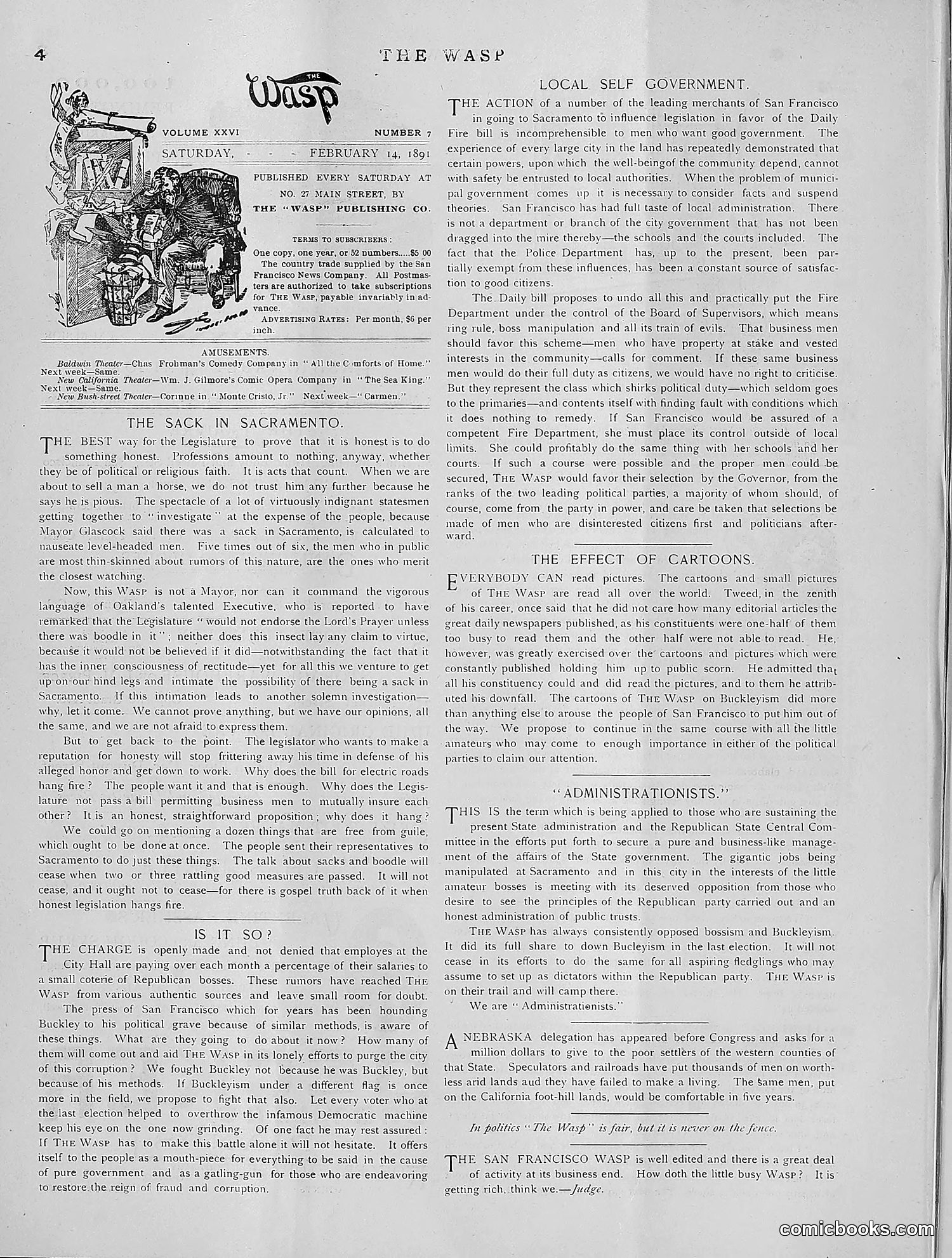 The Wasp — 1891 — page 167 of 612