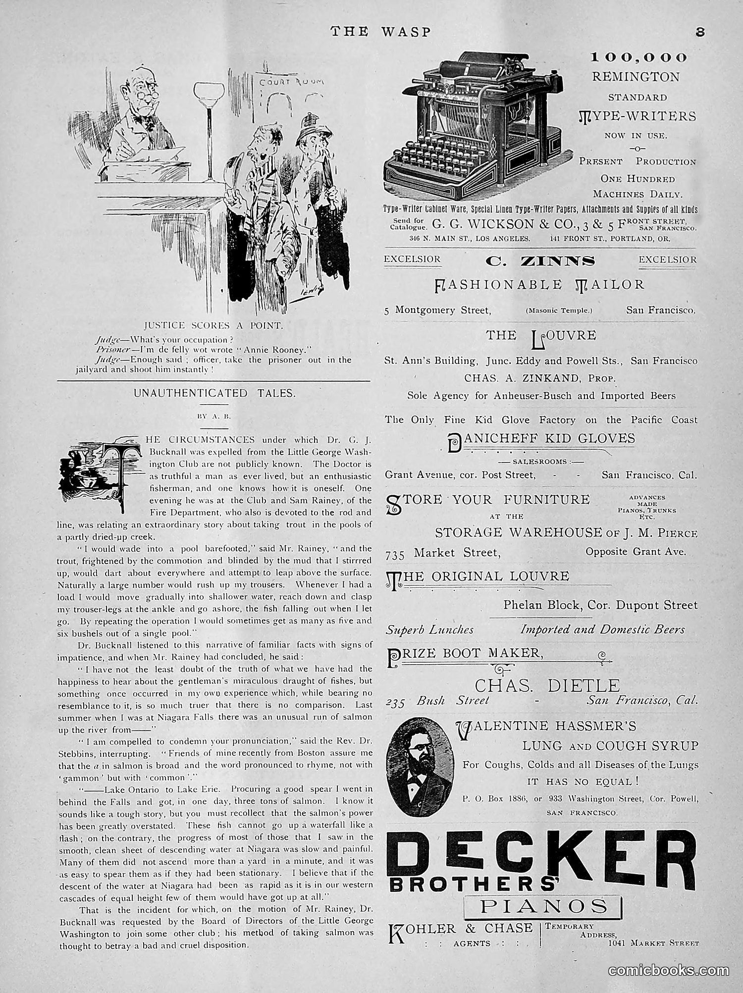 The Wasp — 1891 — page 186 of 612
