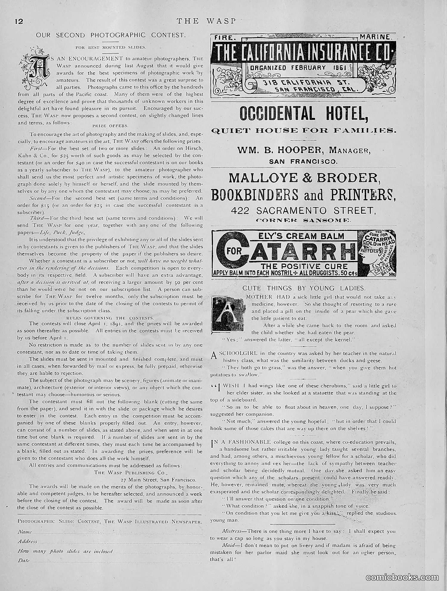 The Wasp — 1891 — page 195 of 612