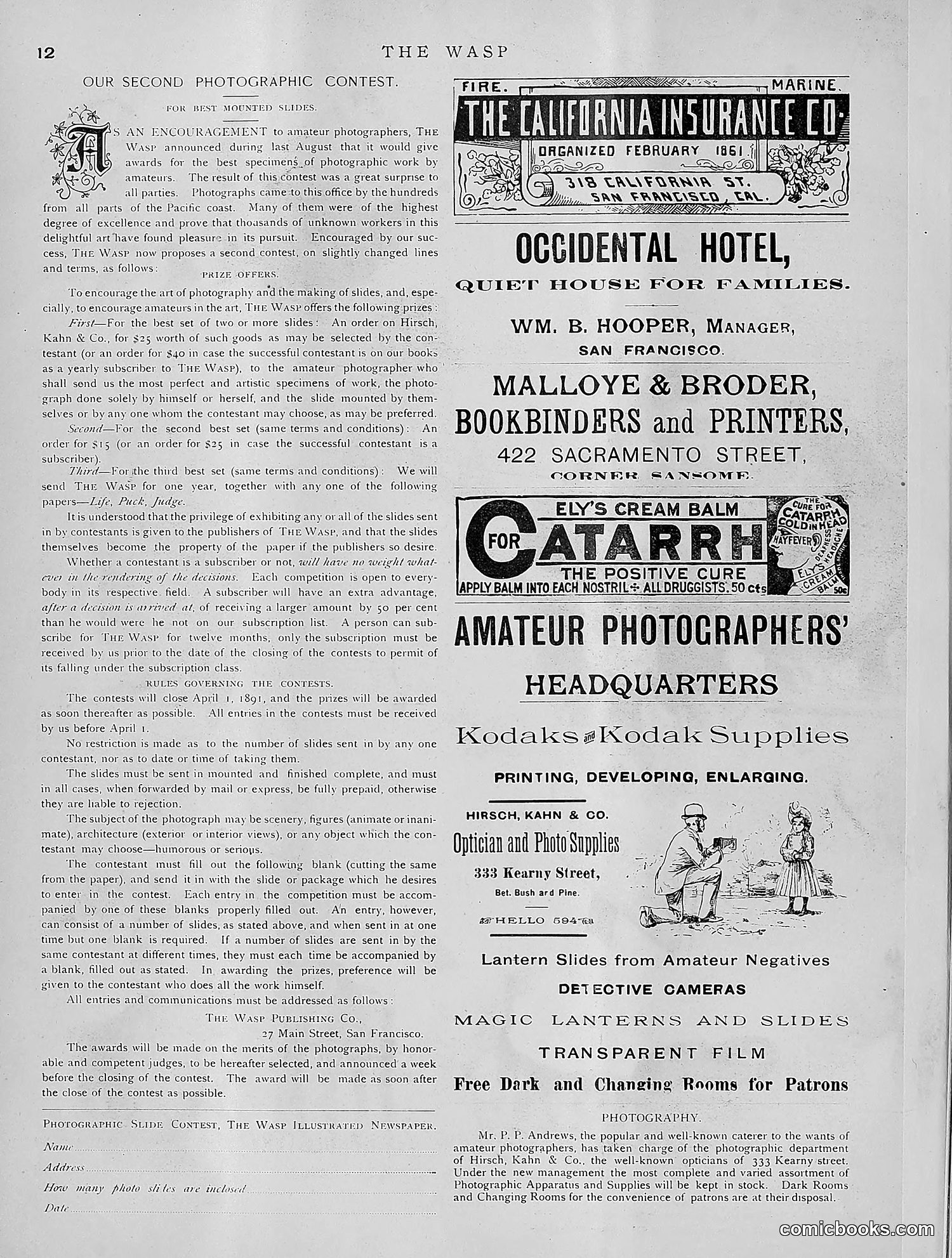 The Wasp — 1891 — page 215 of 612