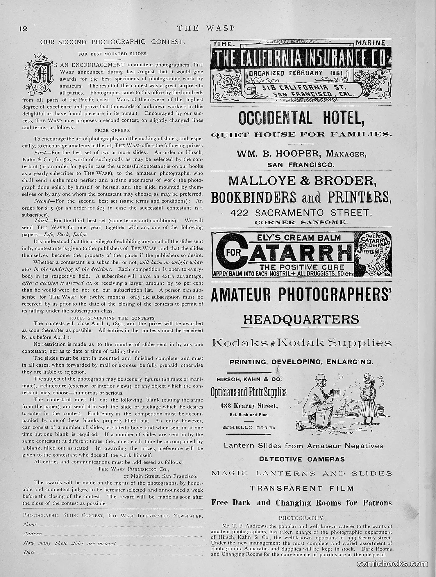 The Wasp — 1891 — page 257 of 612