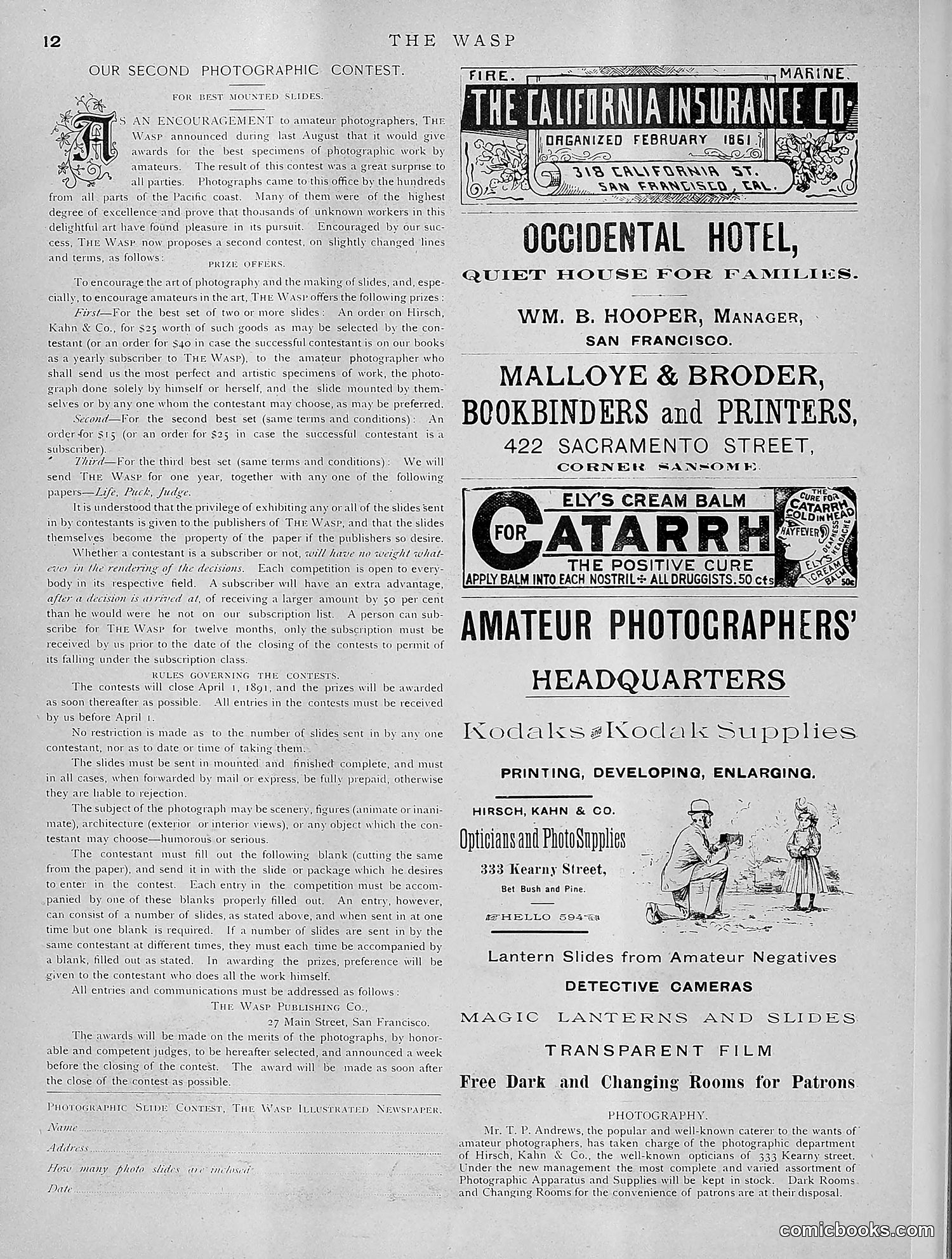 The Wasp — 1891 — page 277 of 612