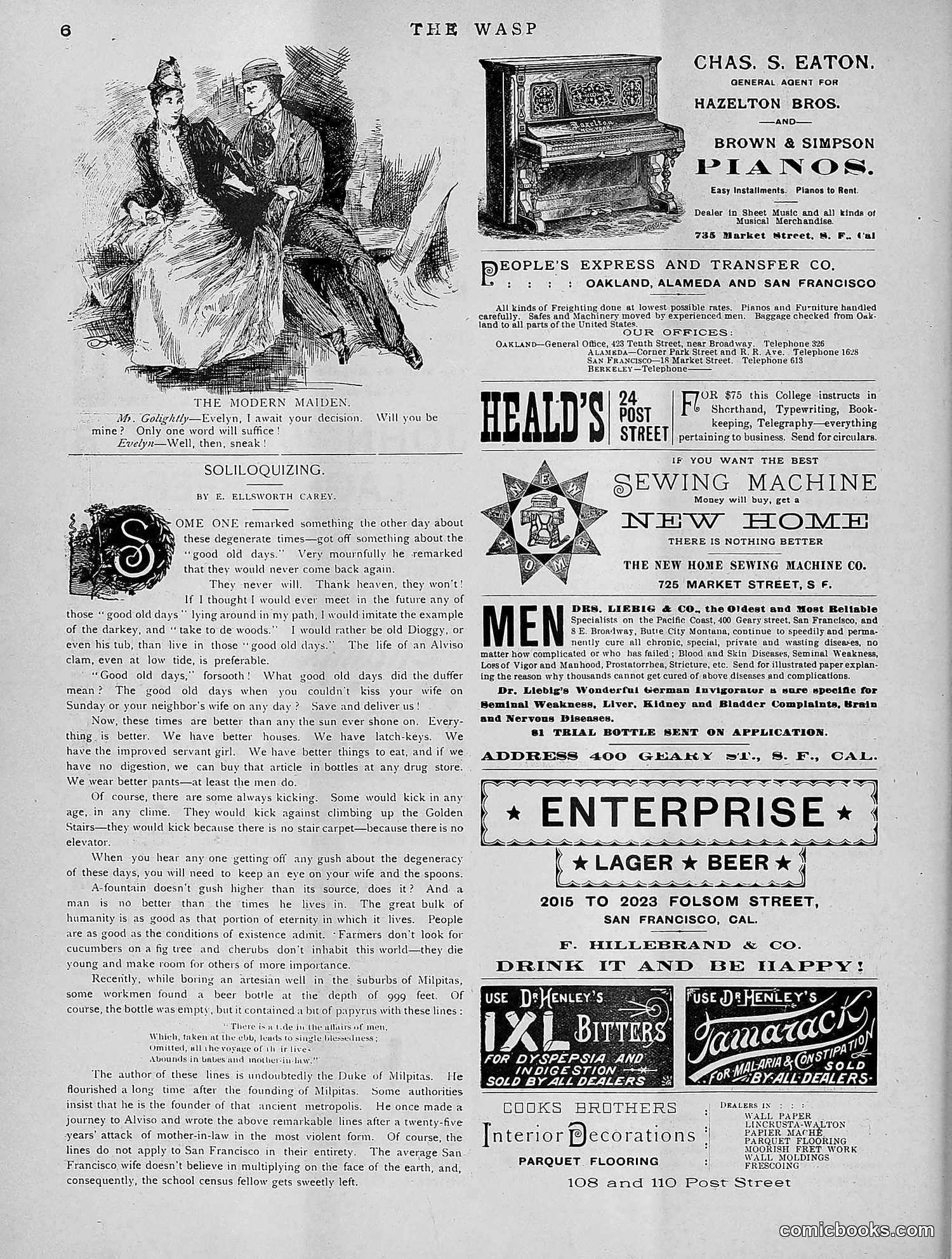 The Wasp — 1891 — page 291 of 612