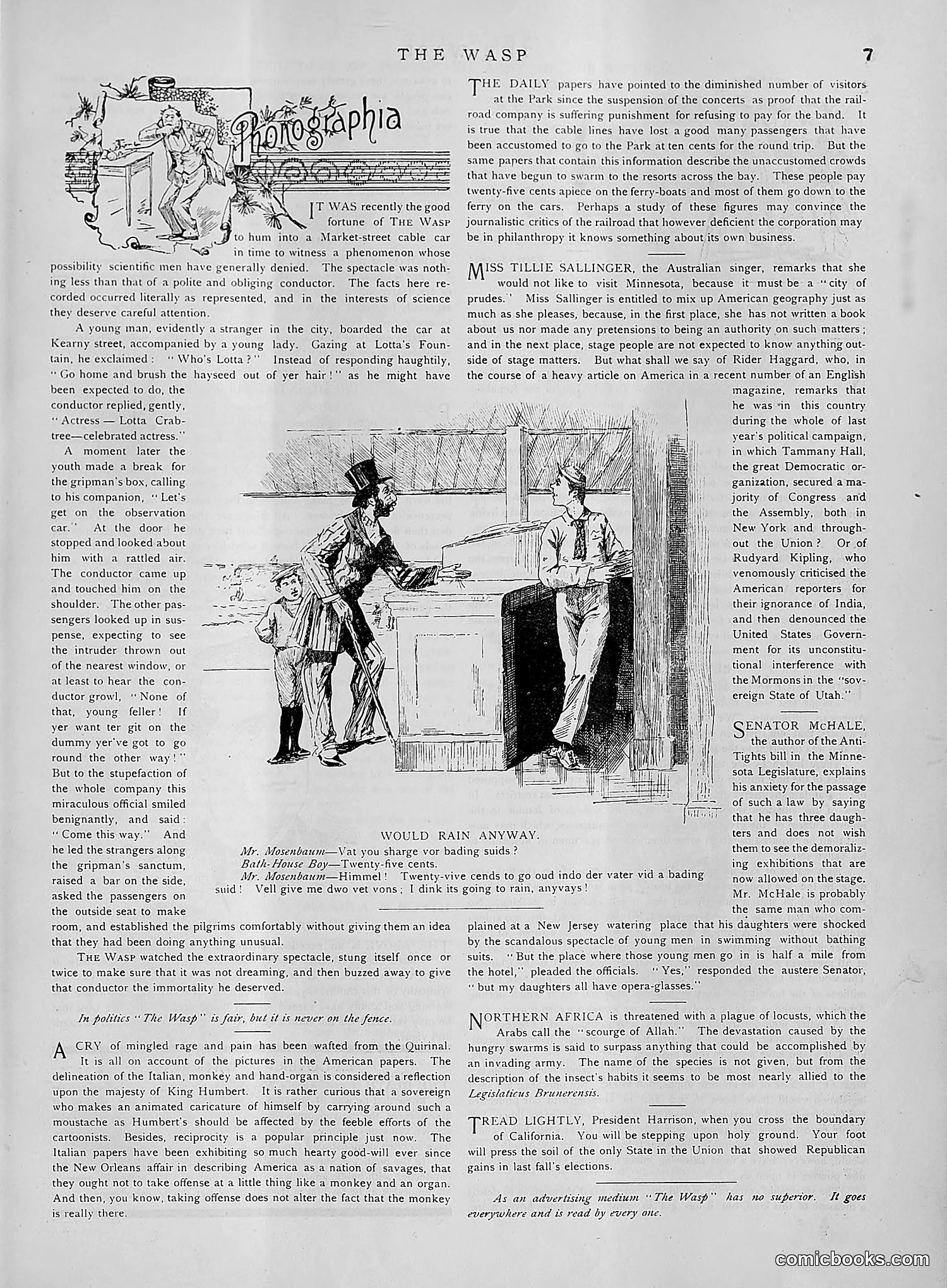 The Wasp — 1891 — page 370 of 612