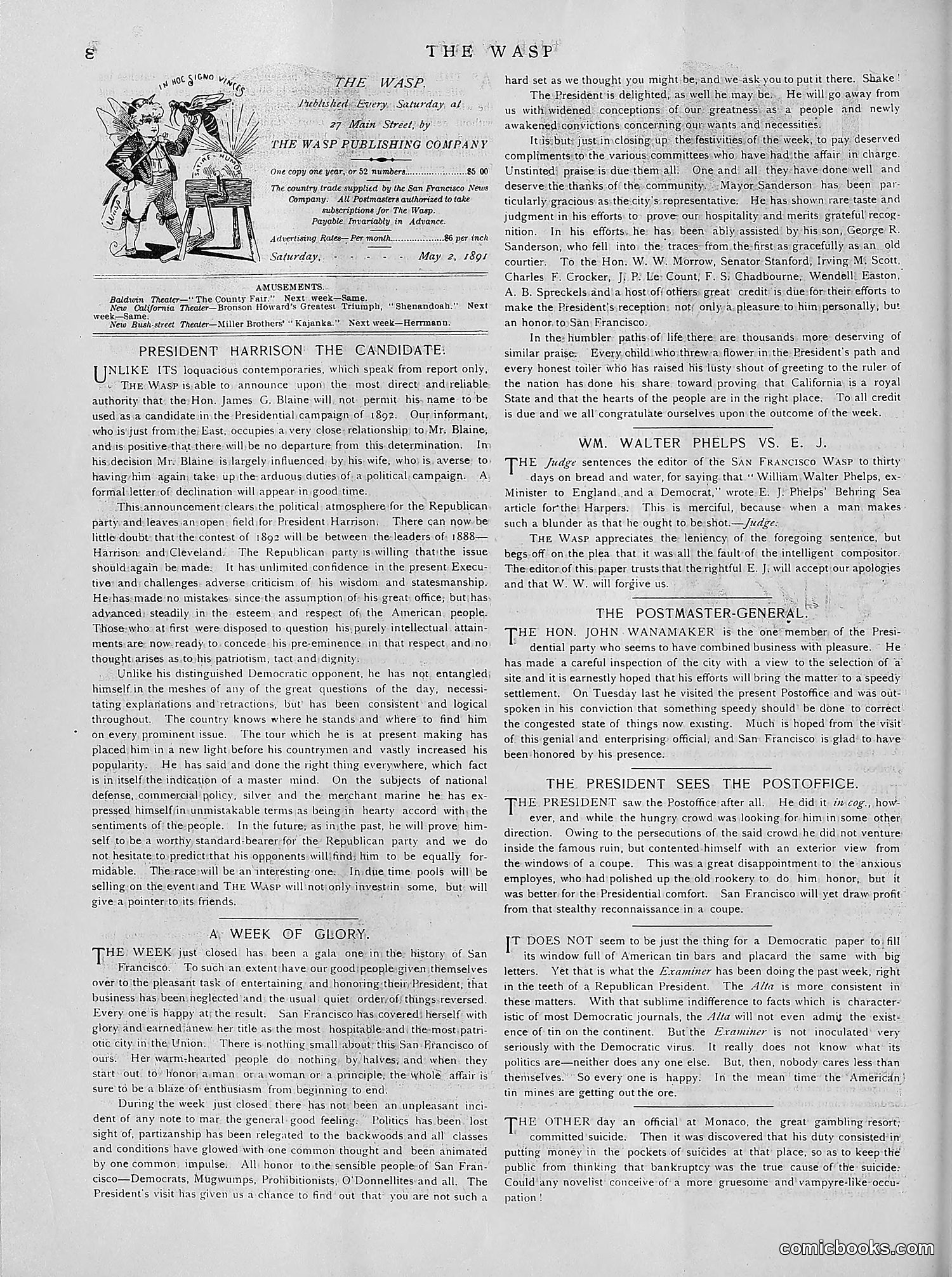 The Wasp — 1891 — page 421 of 612