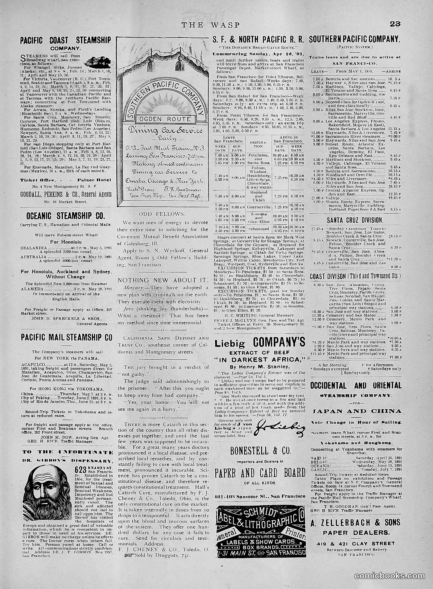 The Wasp — 1891 — page 460 of 612