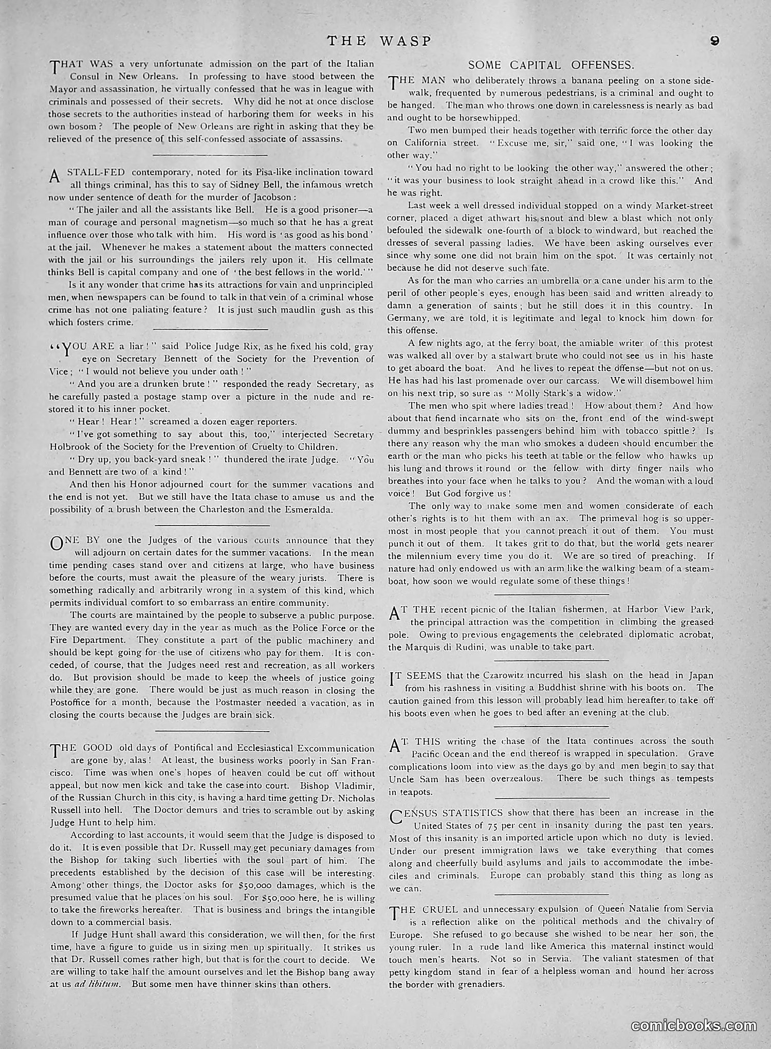 The Wasp — 1891 — page 496 of 612