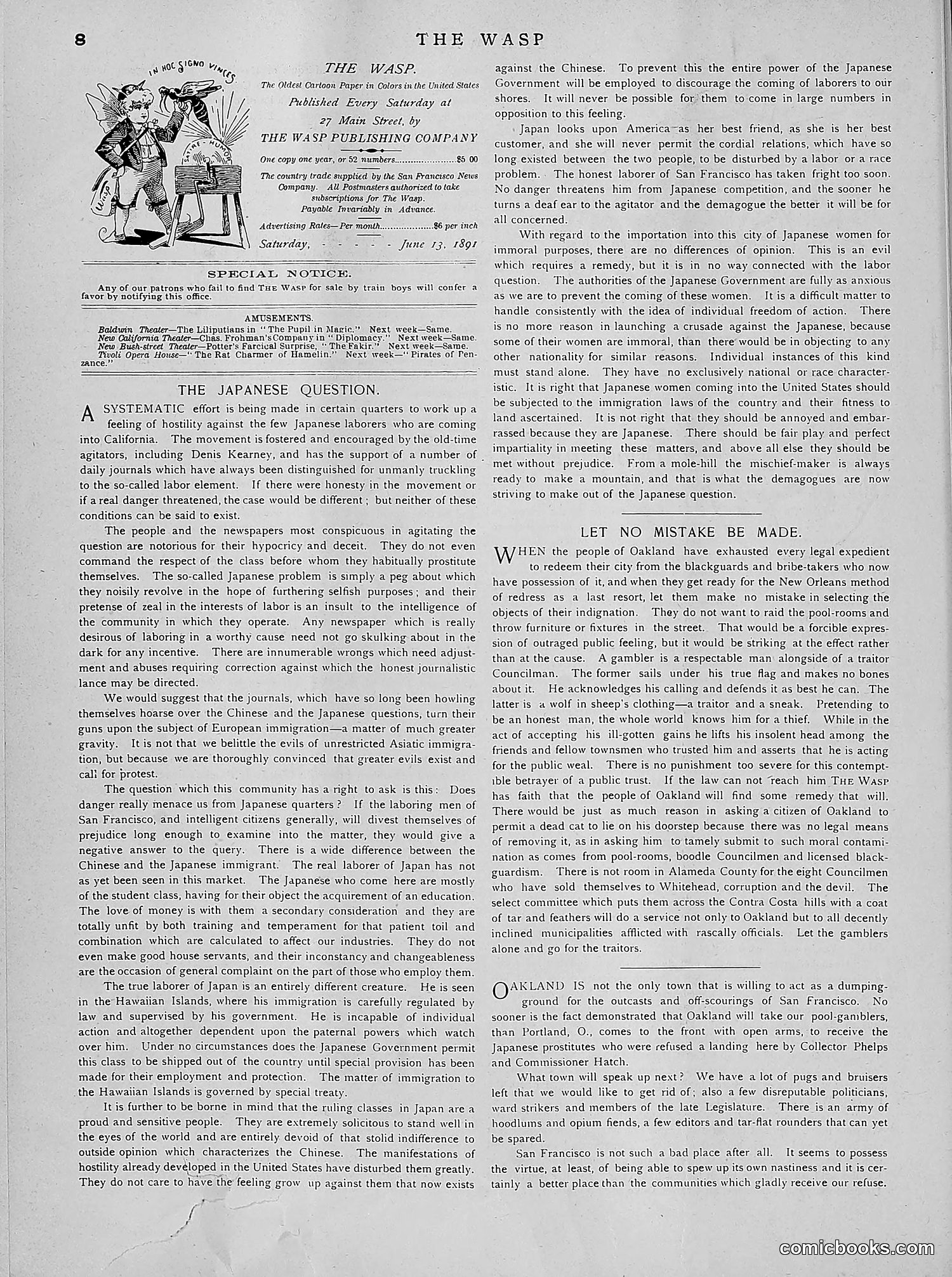 The Wasp — 1891 — page 571 of 612