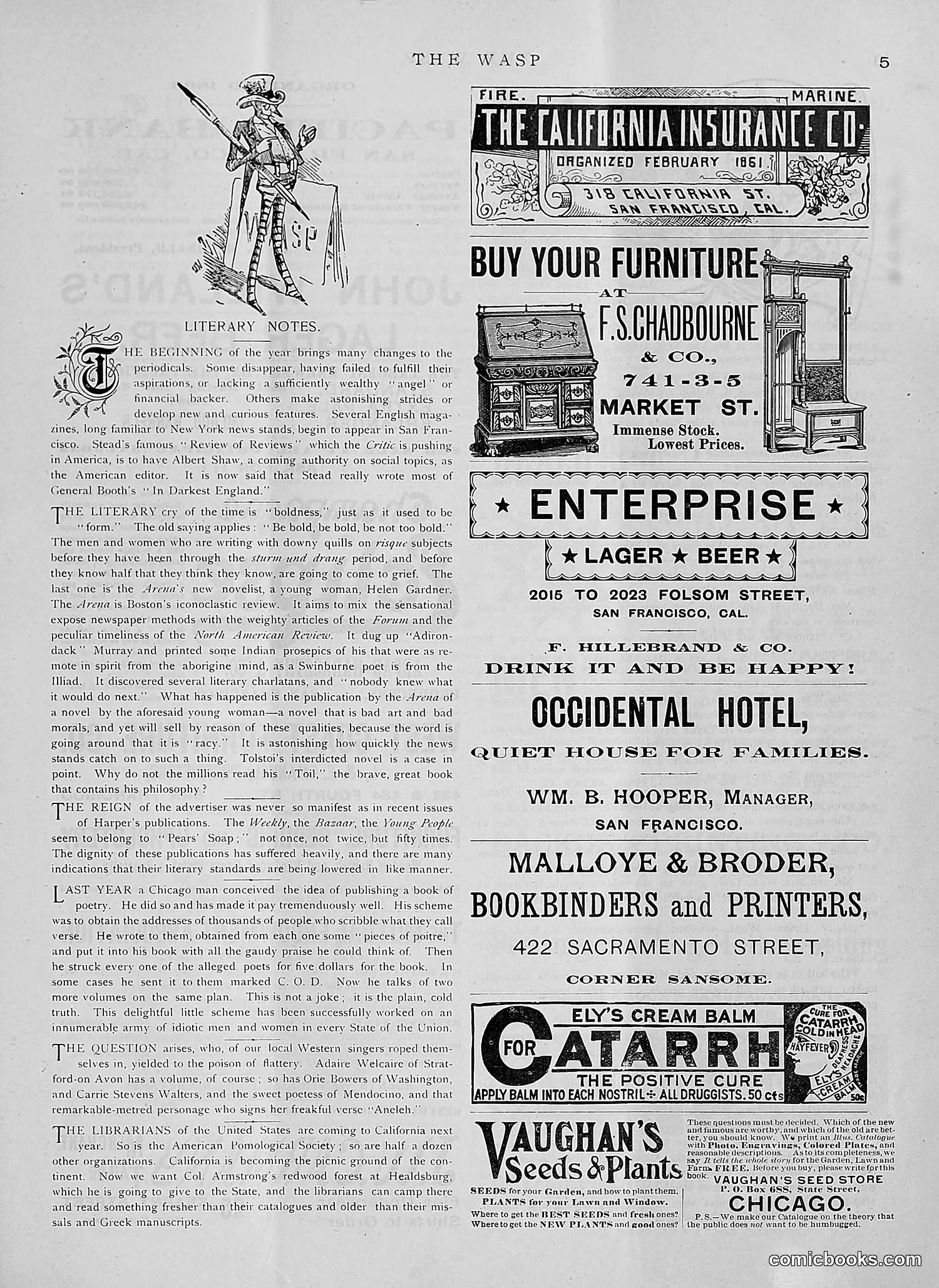 The Wasp — 1891 — page 68 of 612