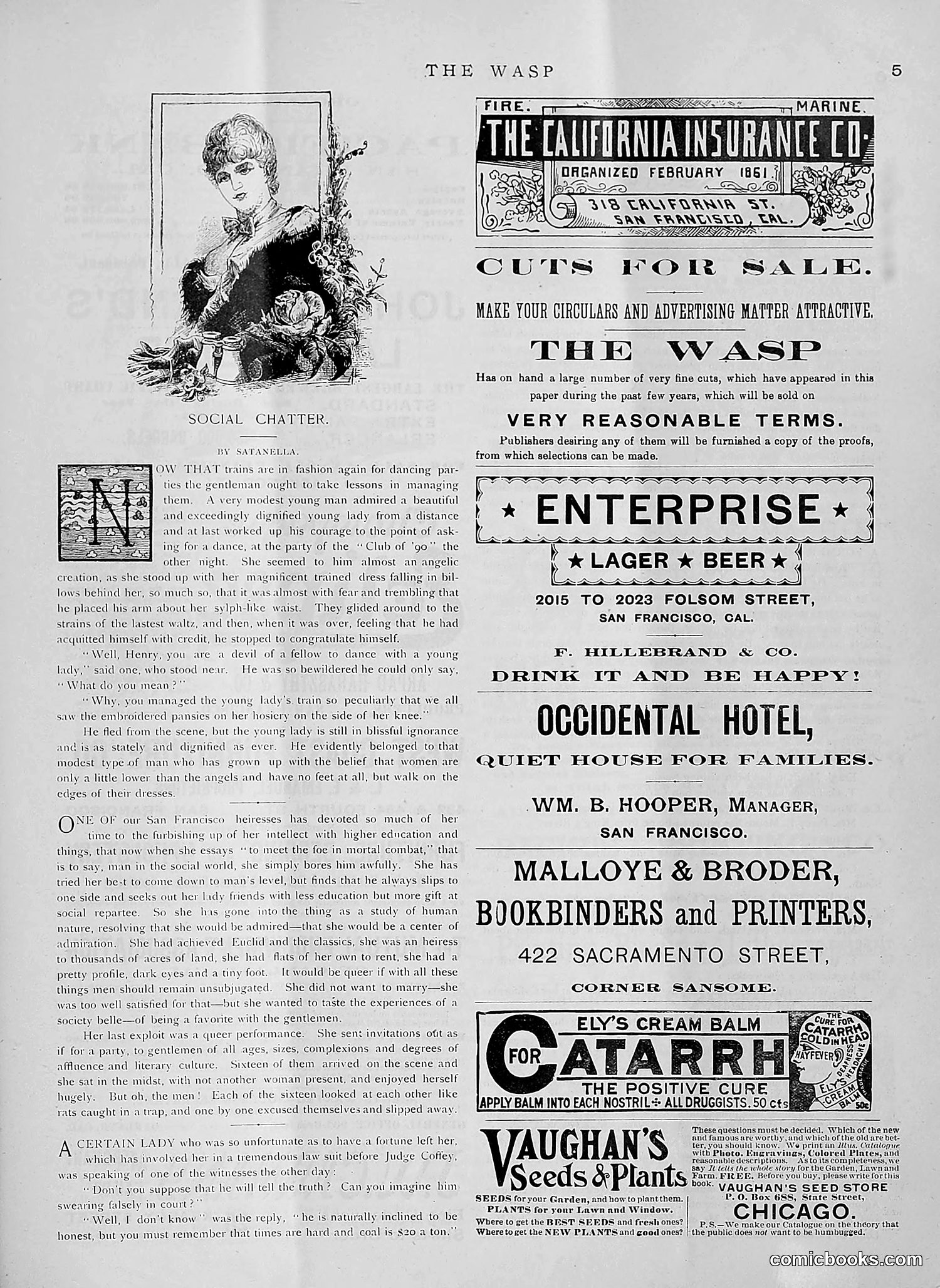 The Wasp — 1891 — page 94 of 612
