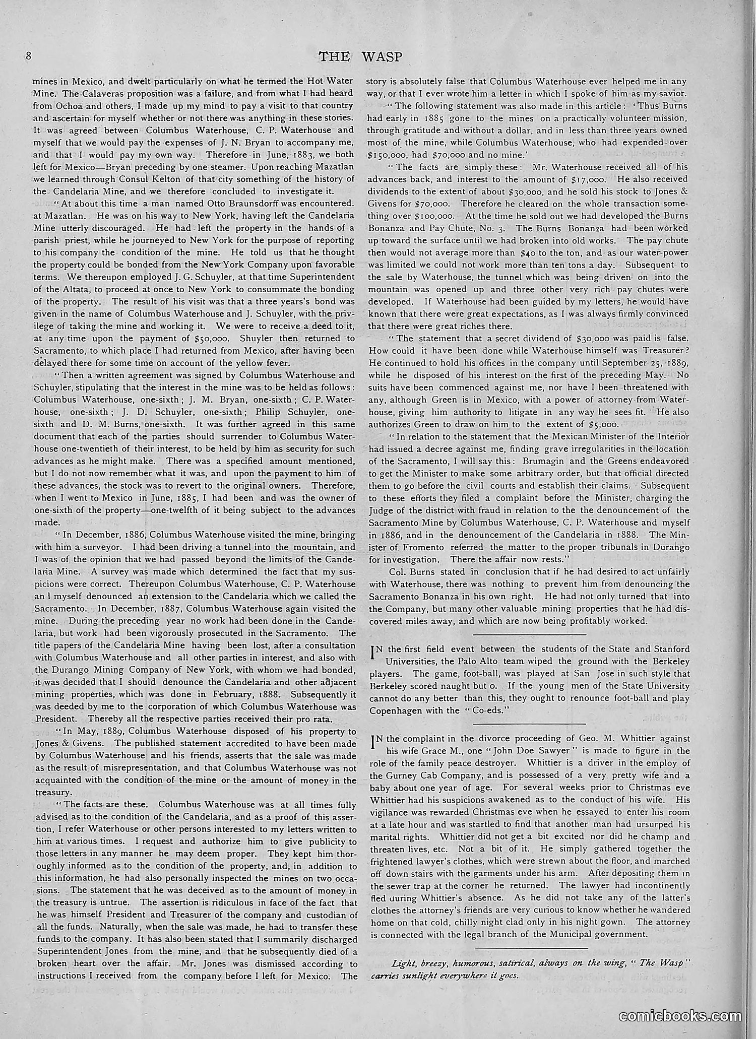 The Wasp — 1892 — page 161 of 542