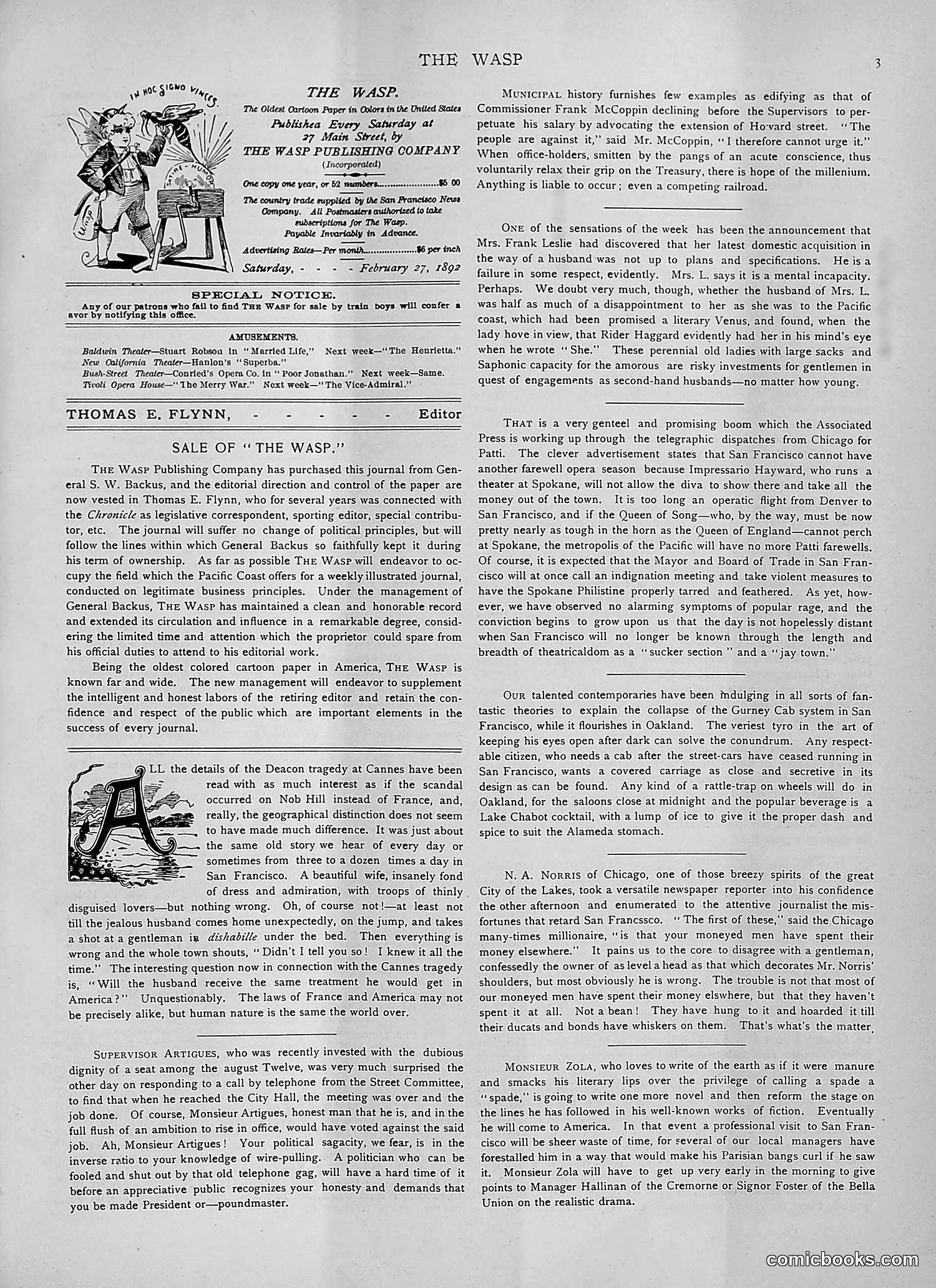 The Wasp — 1892 — page 176 of 542