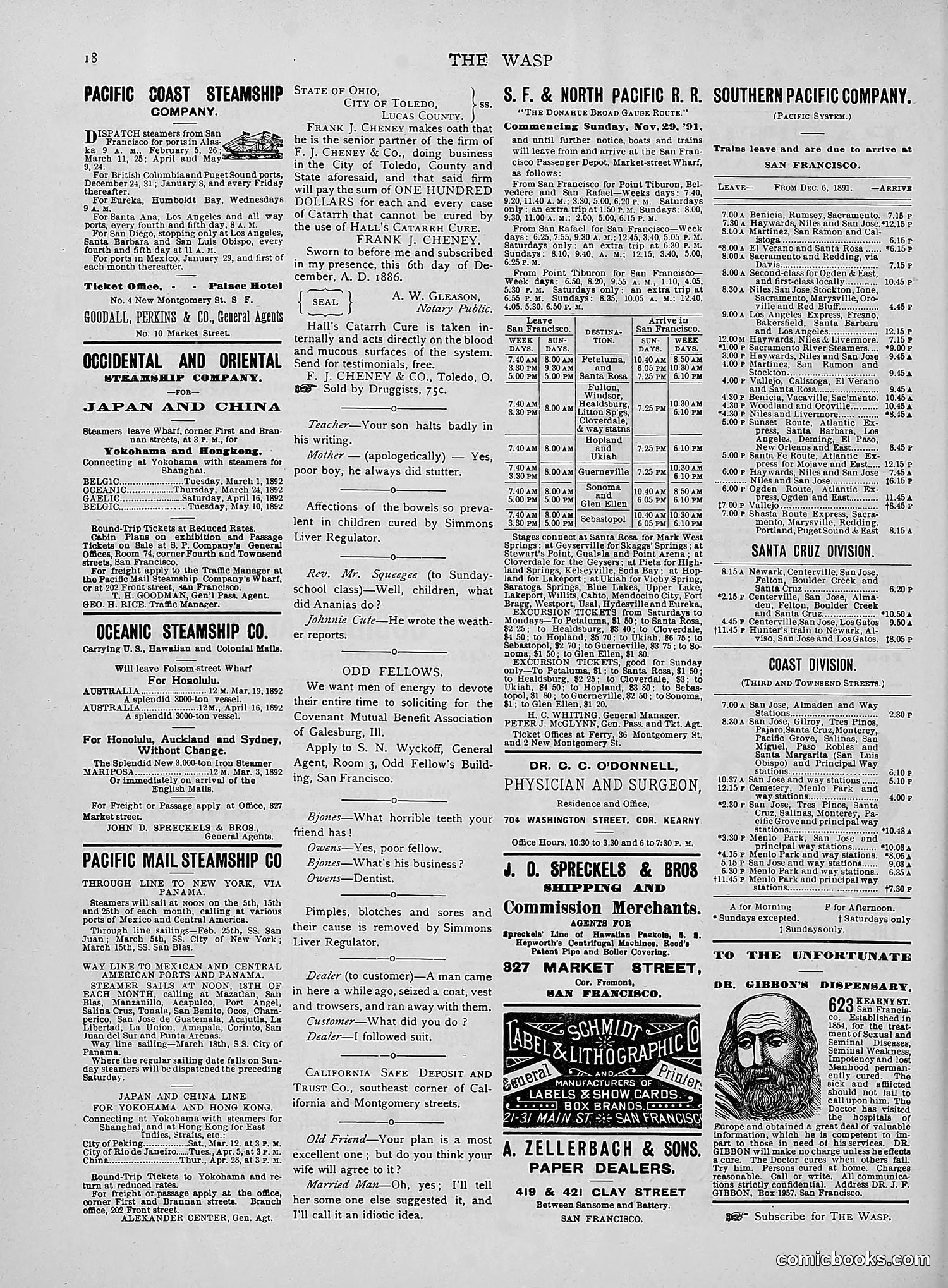 The Wasp — 1892 — page 191 of 542