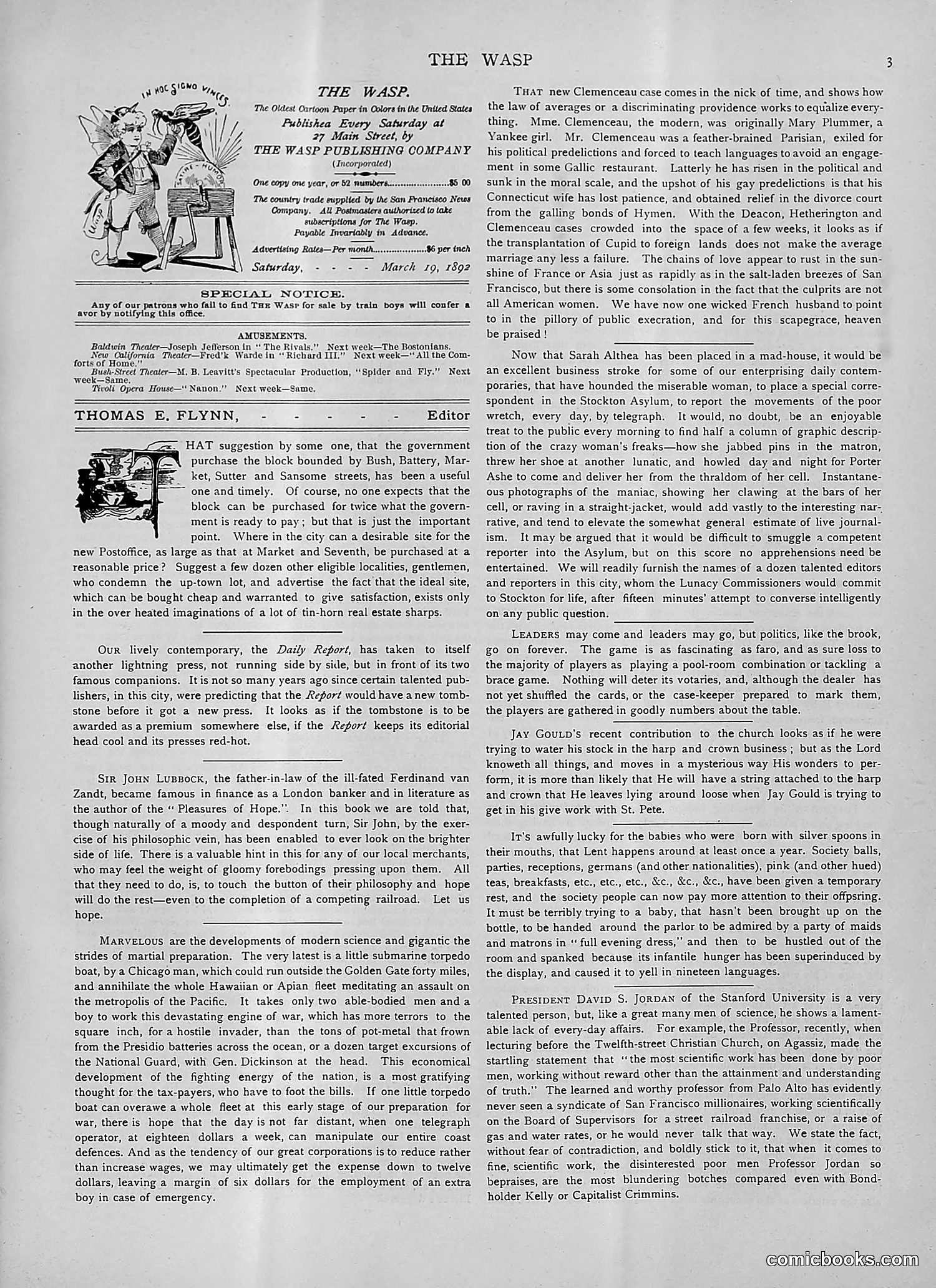 The Wasp — 1892 — page 238 of 542