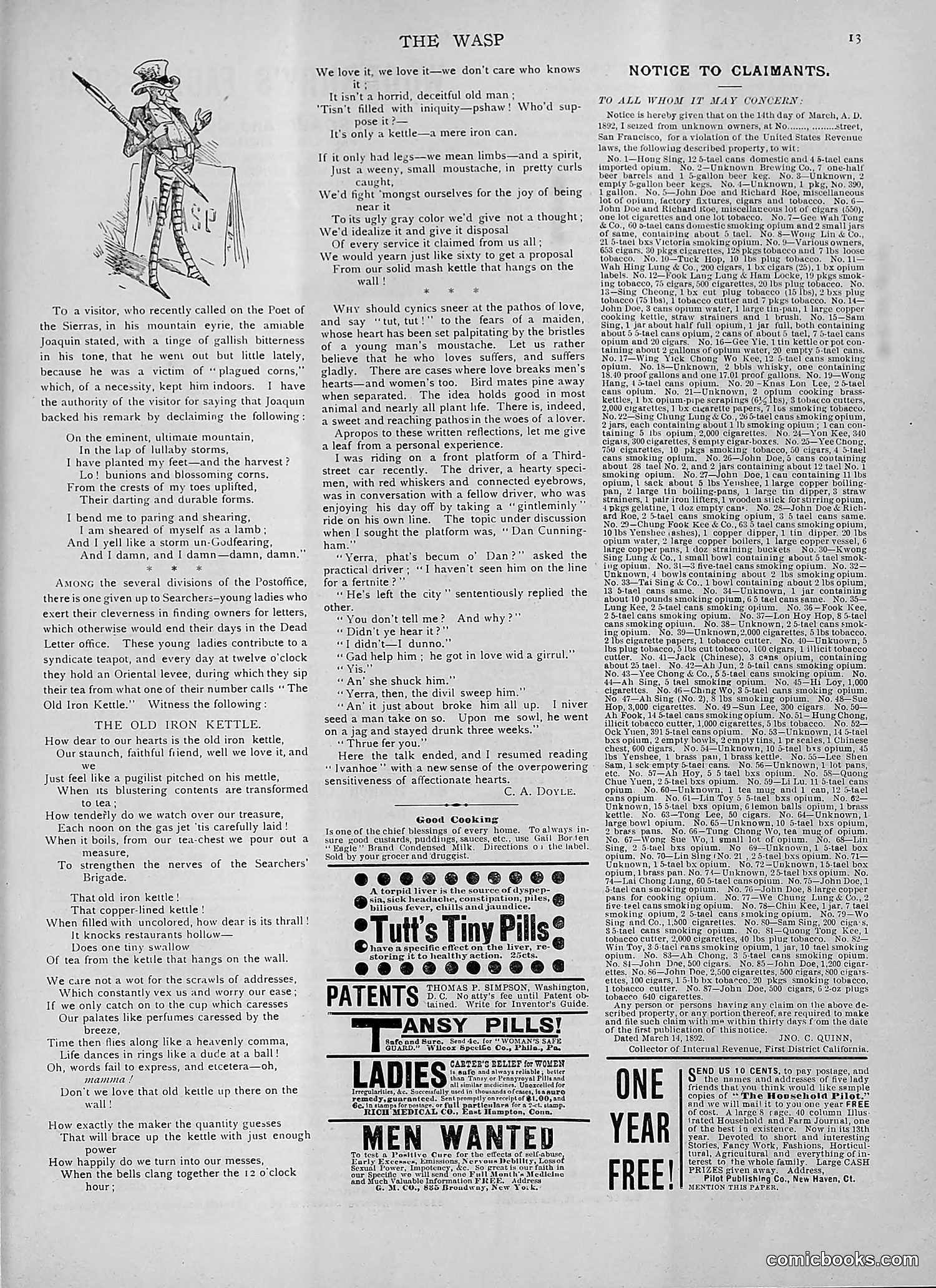 The Wasp — 1892 — page 268 of 542