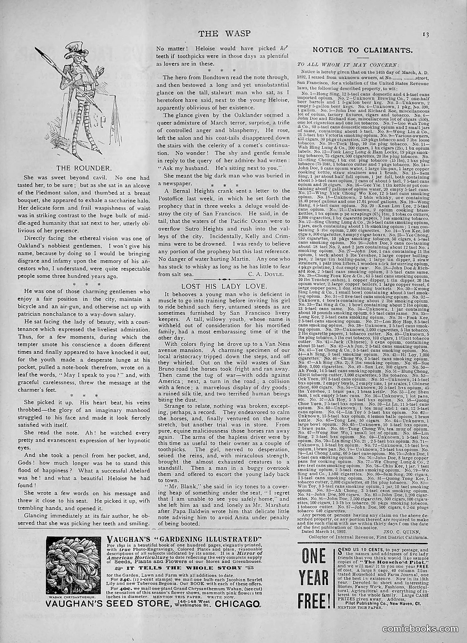 The Wasp — 1892 — page 288 of 542